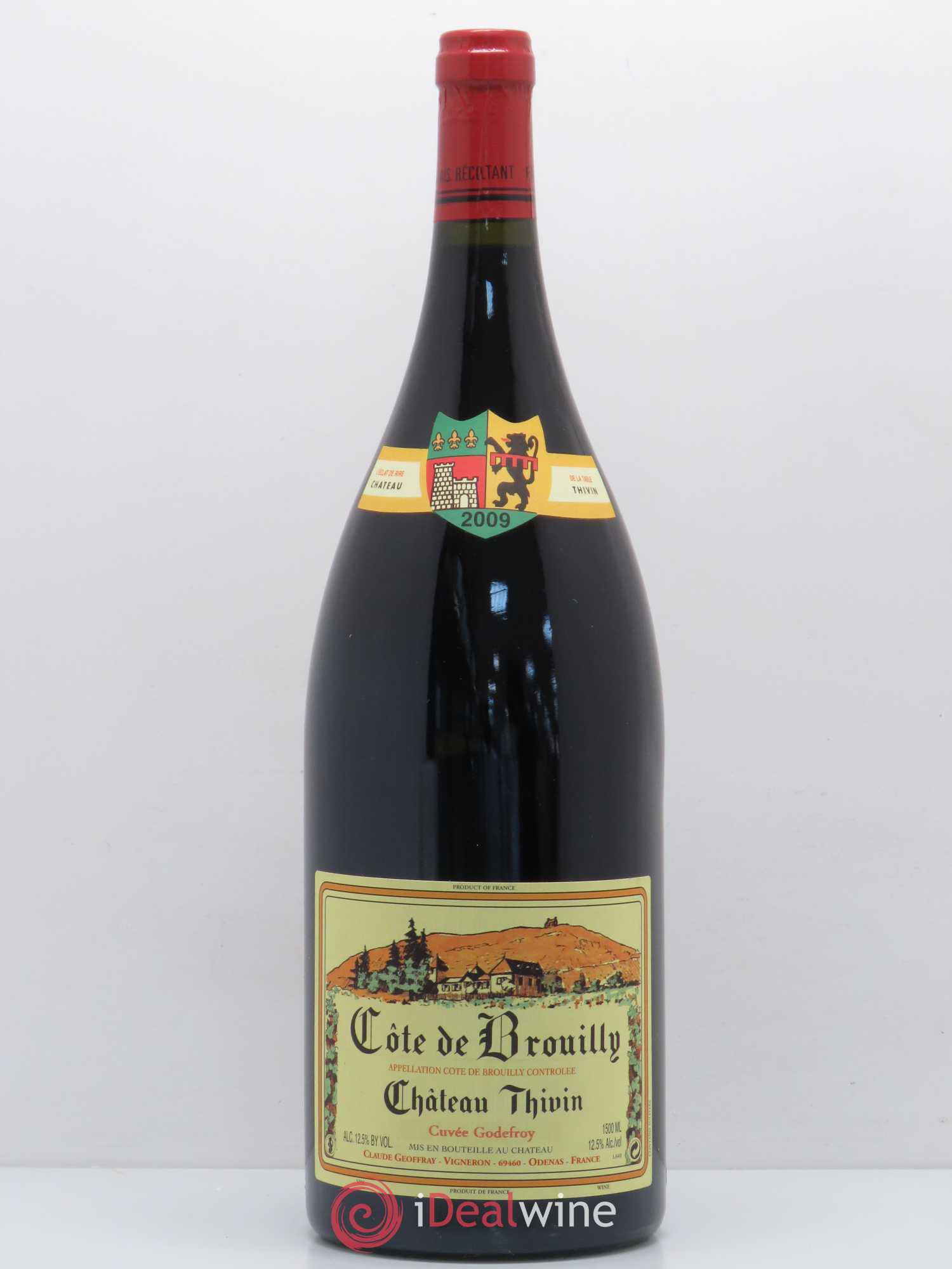 Côte de Brouilly Cuvée Godefroy Château Thivin 2009 - Lot de 1 magnum - 0