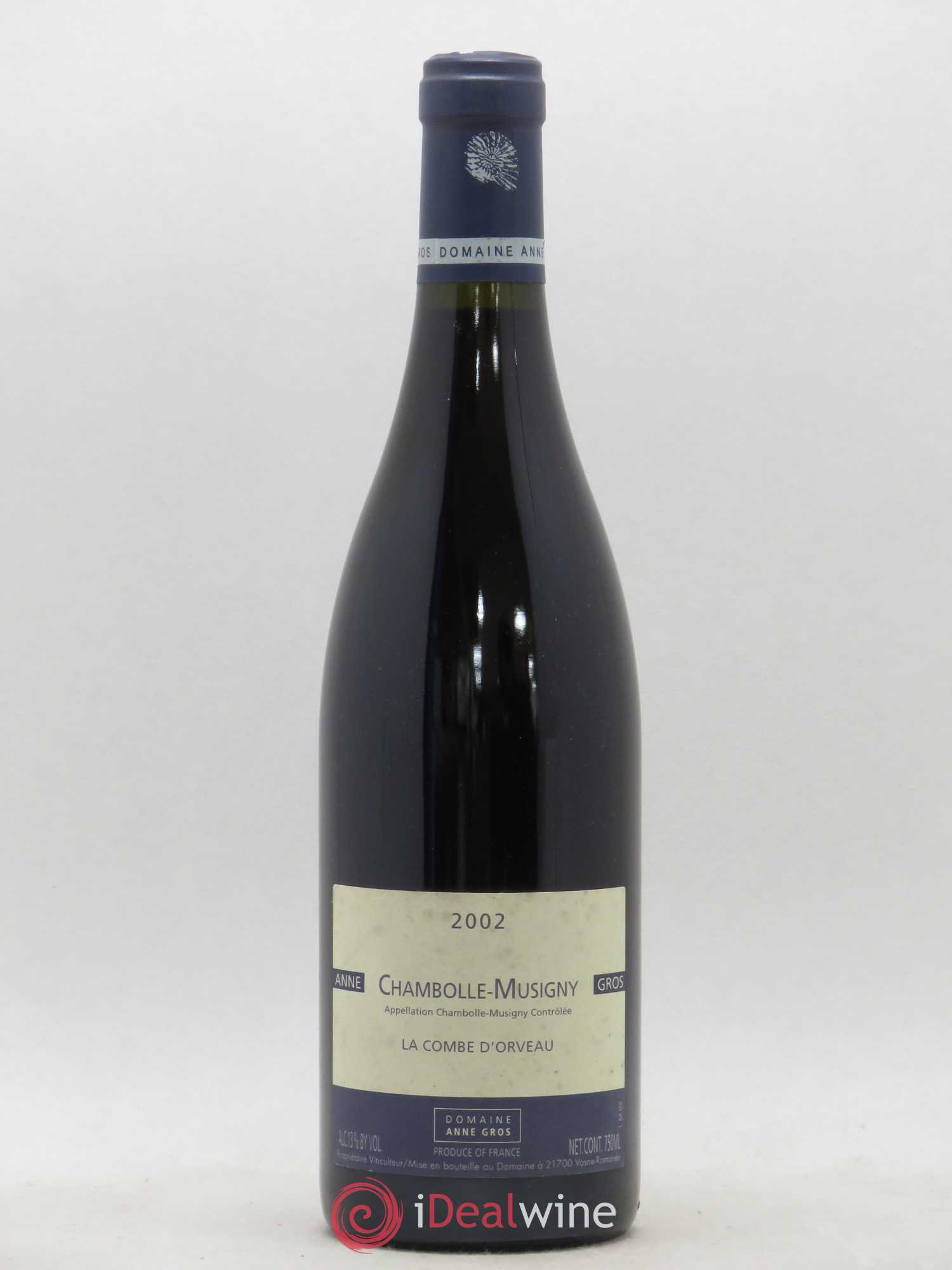 Chambolle-Musigny La Combe d'Orveau Anne Gros 2002 - Lot de 1 bouteille - 0
