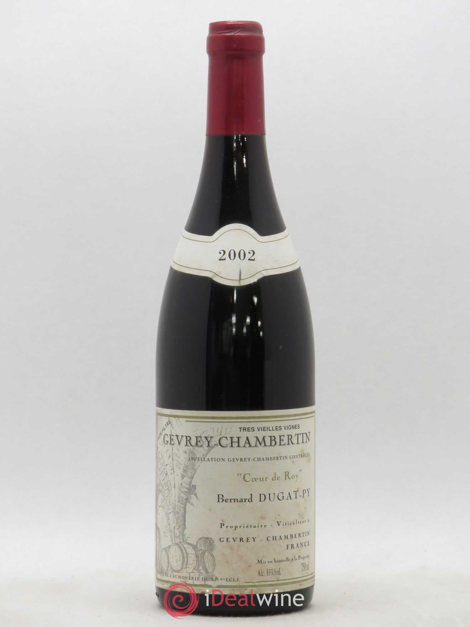 Gevrey-Chambertin Coeur de Roy Très Vieilles Vignes Dugat-Py 2002 - Lot de 1 bouteille - 0