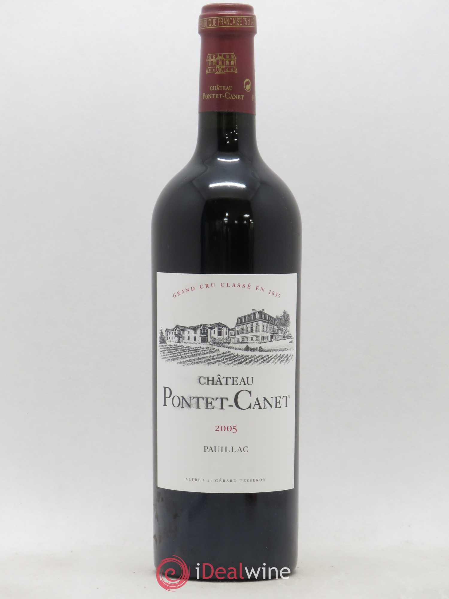 Château Pontet Canet 5ème Grand Cru Classé 2005 - Lot de 1 bouteille - 0