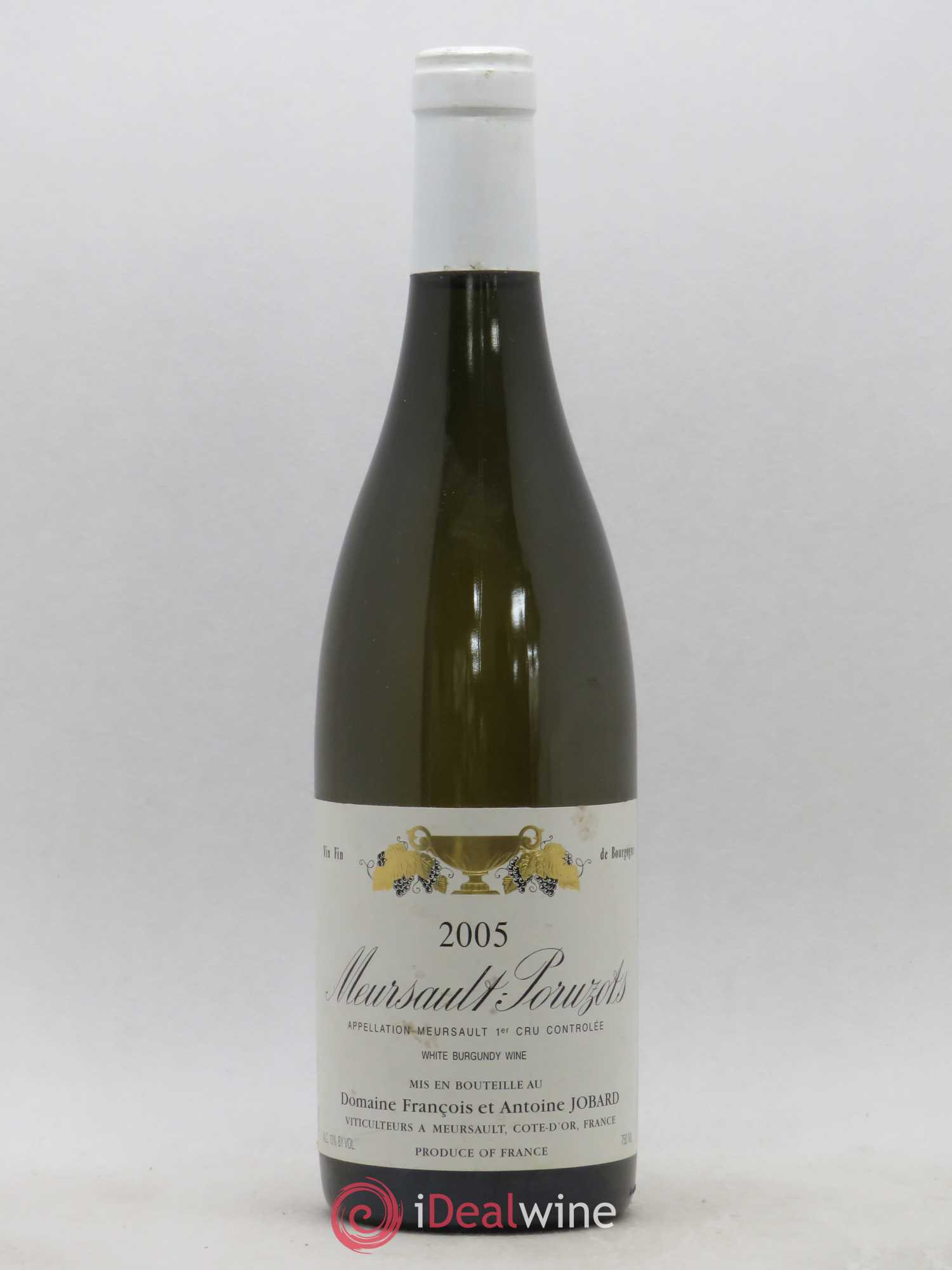 Meursault 1er Cru Poruzots François et Antoine Jobard (Domaine) 2005 - Lot de 1 bouteille - 0