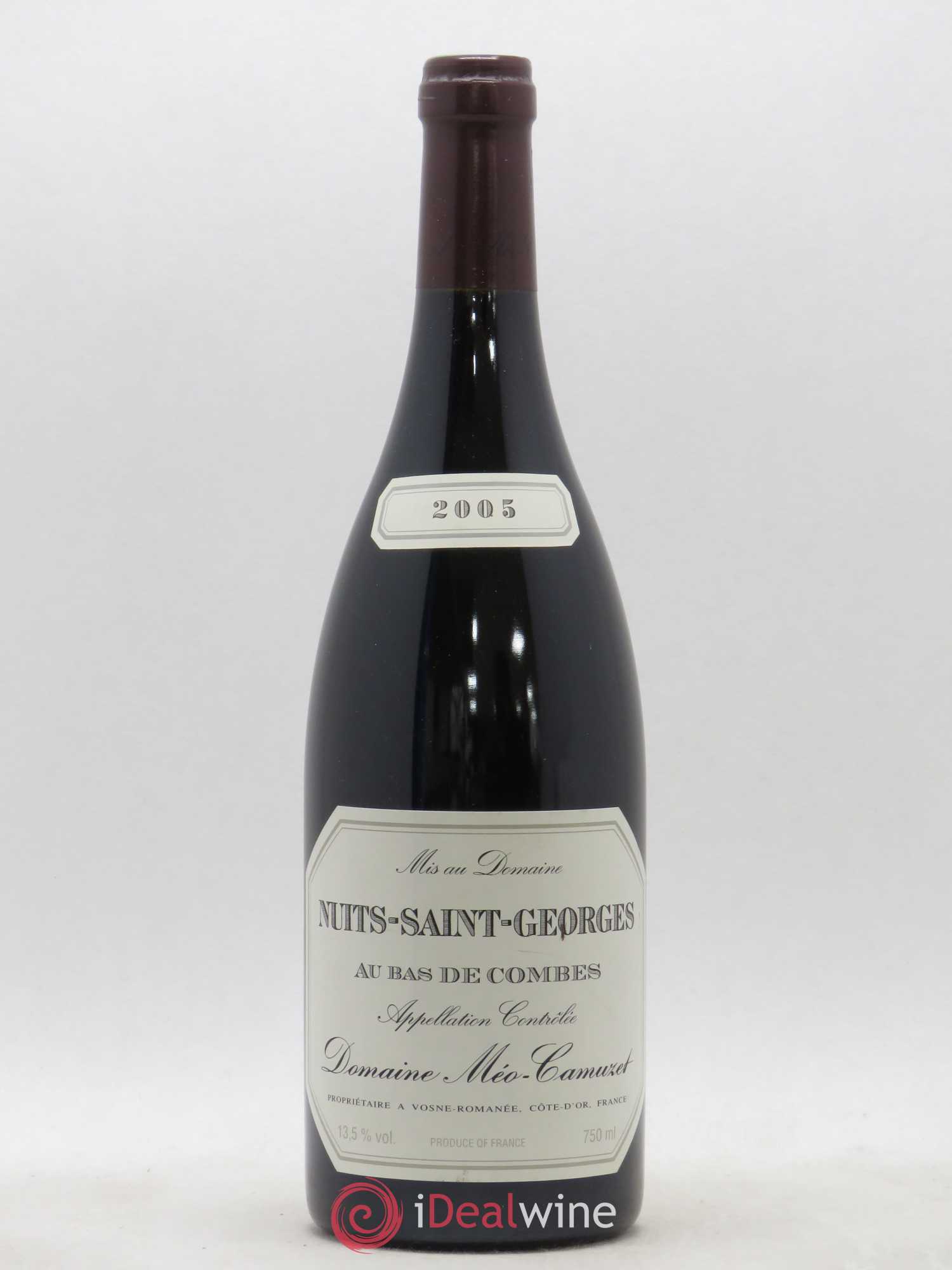 Nuits-Saint-Georges Aux Bas de Combes Meo Camuzet 2005 - Posten von 1 Flasche - 0