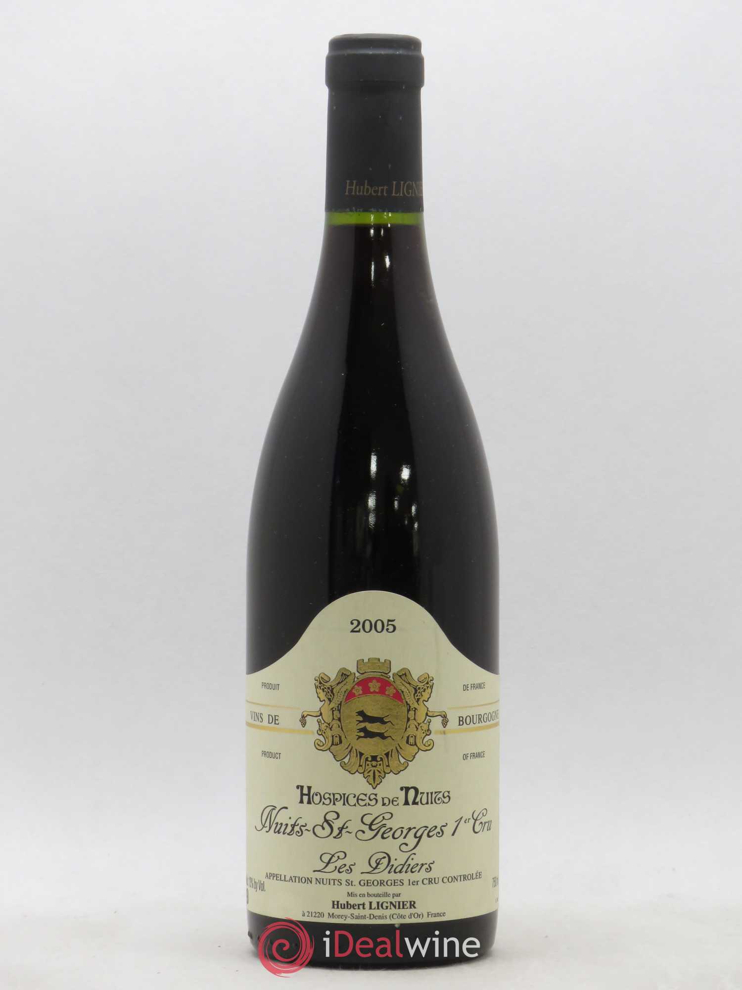 Nuits-Saint-Georges 1er Cru Les Didiers Hospices de Nuits Hubert Lignier (Domaine) 2005 - Lot de 1 bouteille - 0