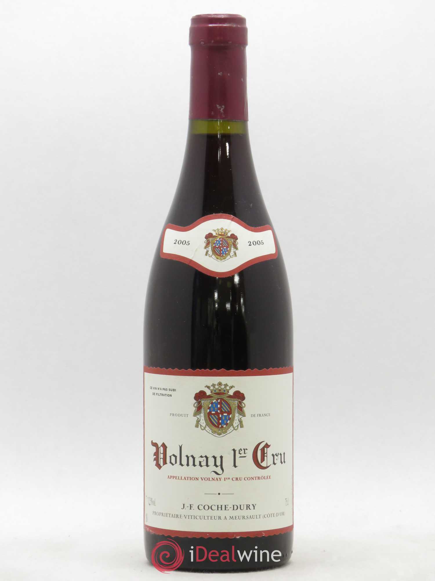 Volnay 1er Cru Coche Dury (Domaine) 2005 - Lot de 1 bouteille - 0
