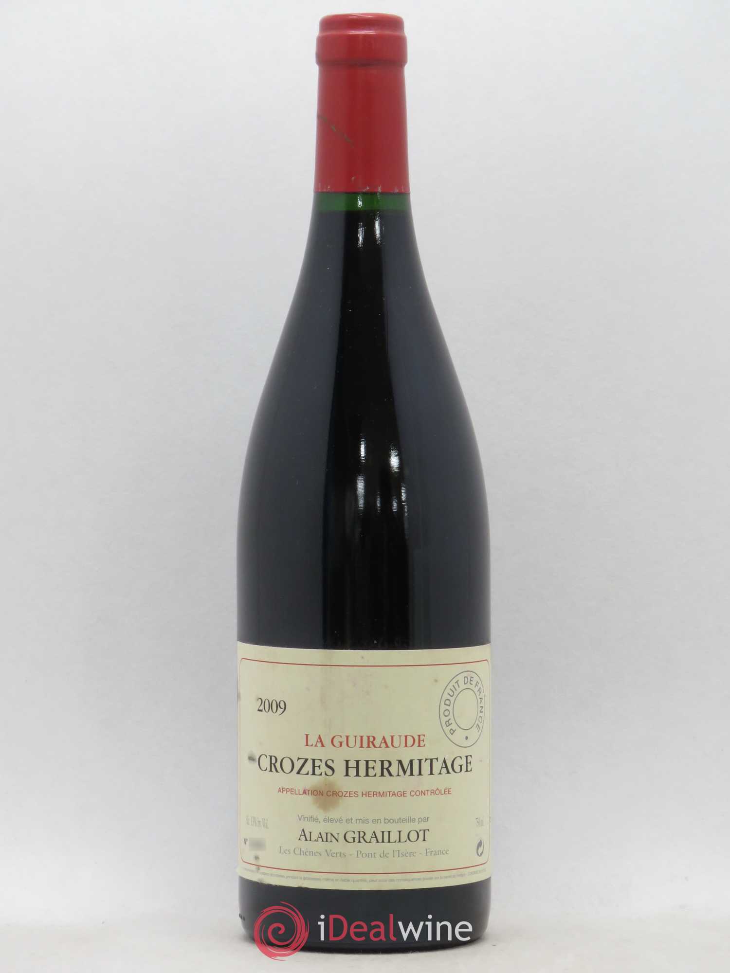 Crozes-Hermitage La Guiraude Domaine Graillot 2009 - Lot de 1 bouteille - 0