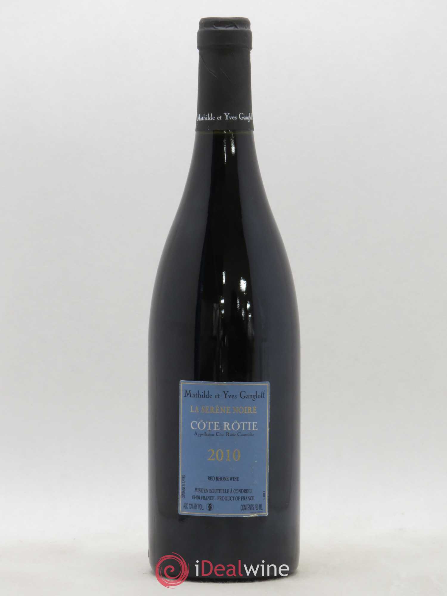 Côte-Rôtie La Sereine Noire Gangloff (Domaine) 2010 - Lot de 1 bouteille - 1