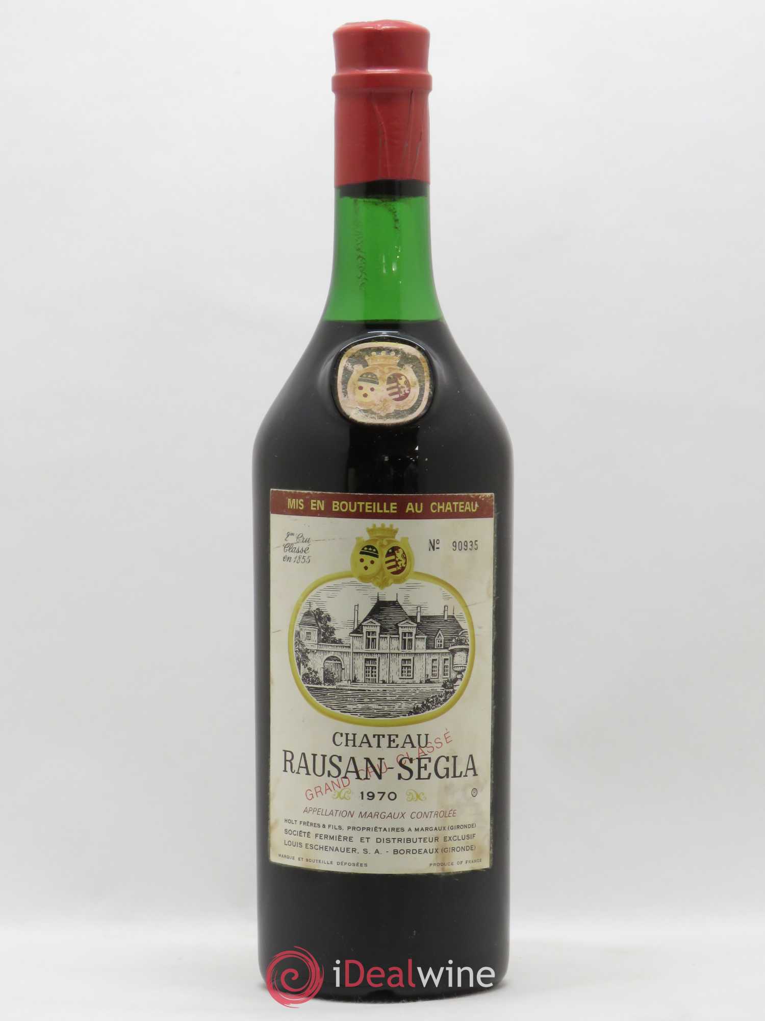 Château Rauzan Ségla Grand Cru Classé 1970 - Lot de 1 bouteille - 0
