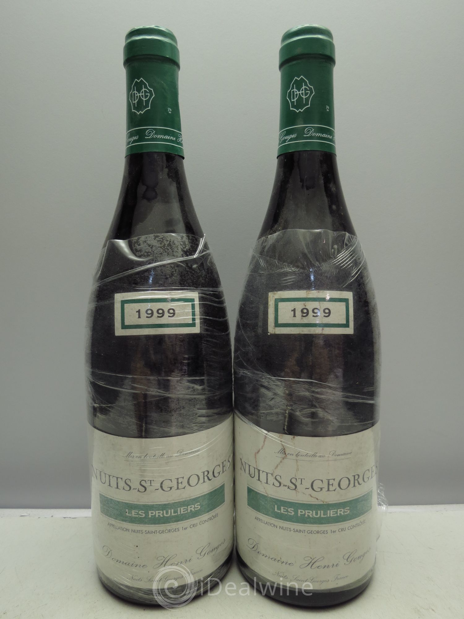 Nuits-Saint-Georges 1er Cru Les Pruliers Henri Gouges 1999 - Lot de 2 bouteilles - 0