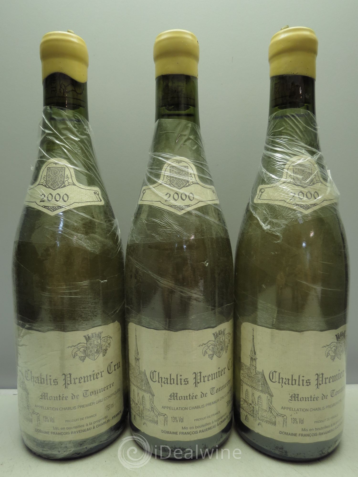 Chablis 1er Cru Montée de Tonnerre Raveneau (Domaine) 2000 - Lot de 3 bouteilles - 0