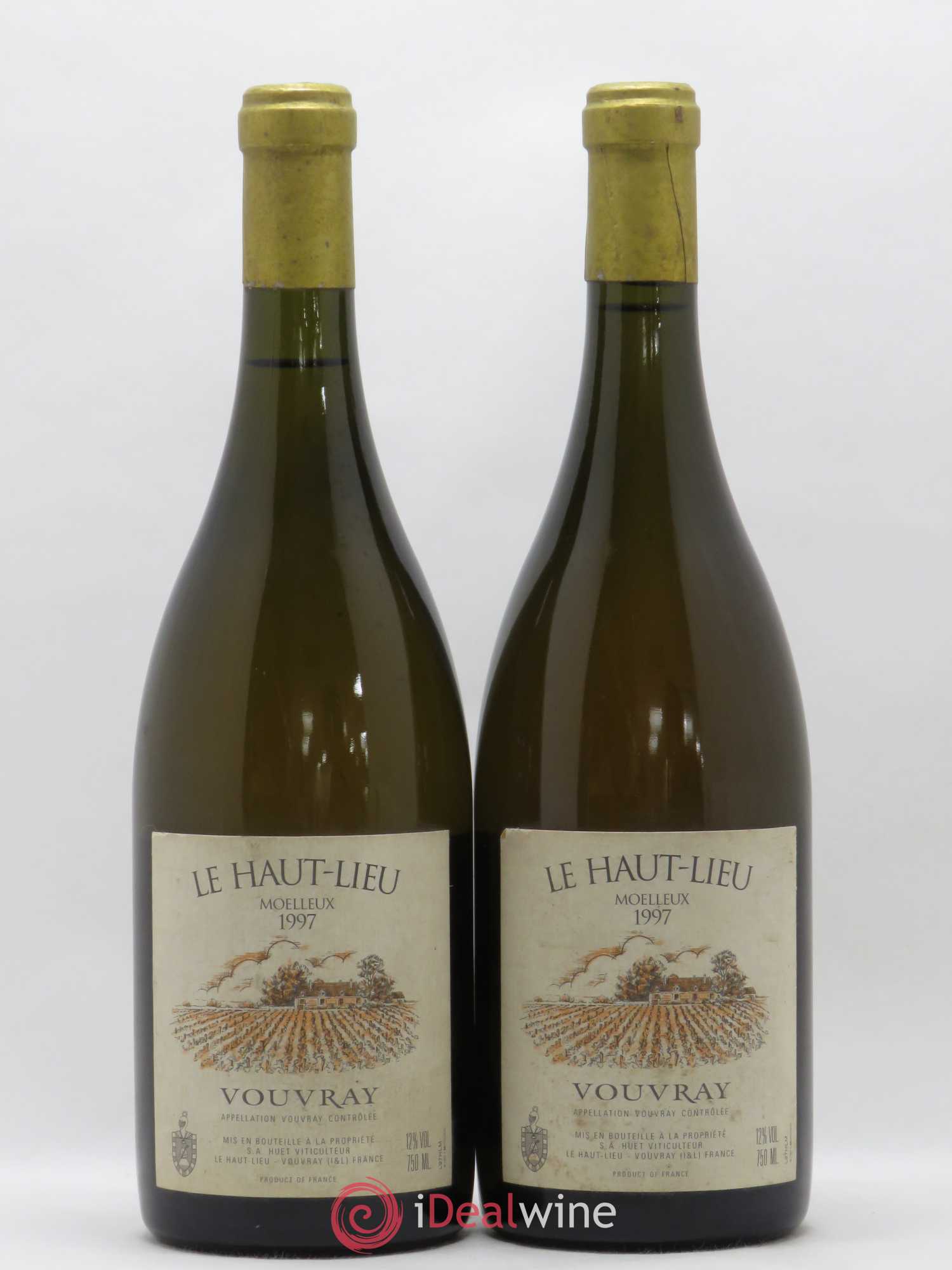 Vouvray Le Haut-Lieu Moelleux Domaine Huet 1997 - Lotto di 2 bottiglie - 0