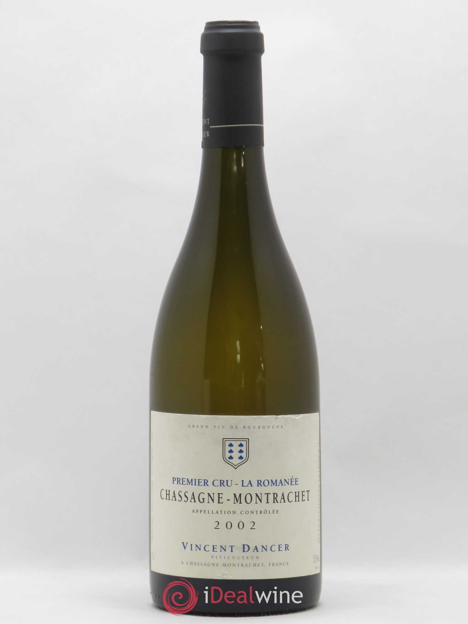 Chassagne-Montrachet 1er Cru La Romanée Vincent Dancer 2002 - Lot de 1 bouteille - 0