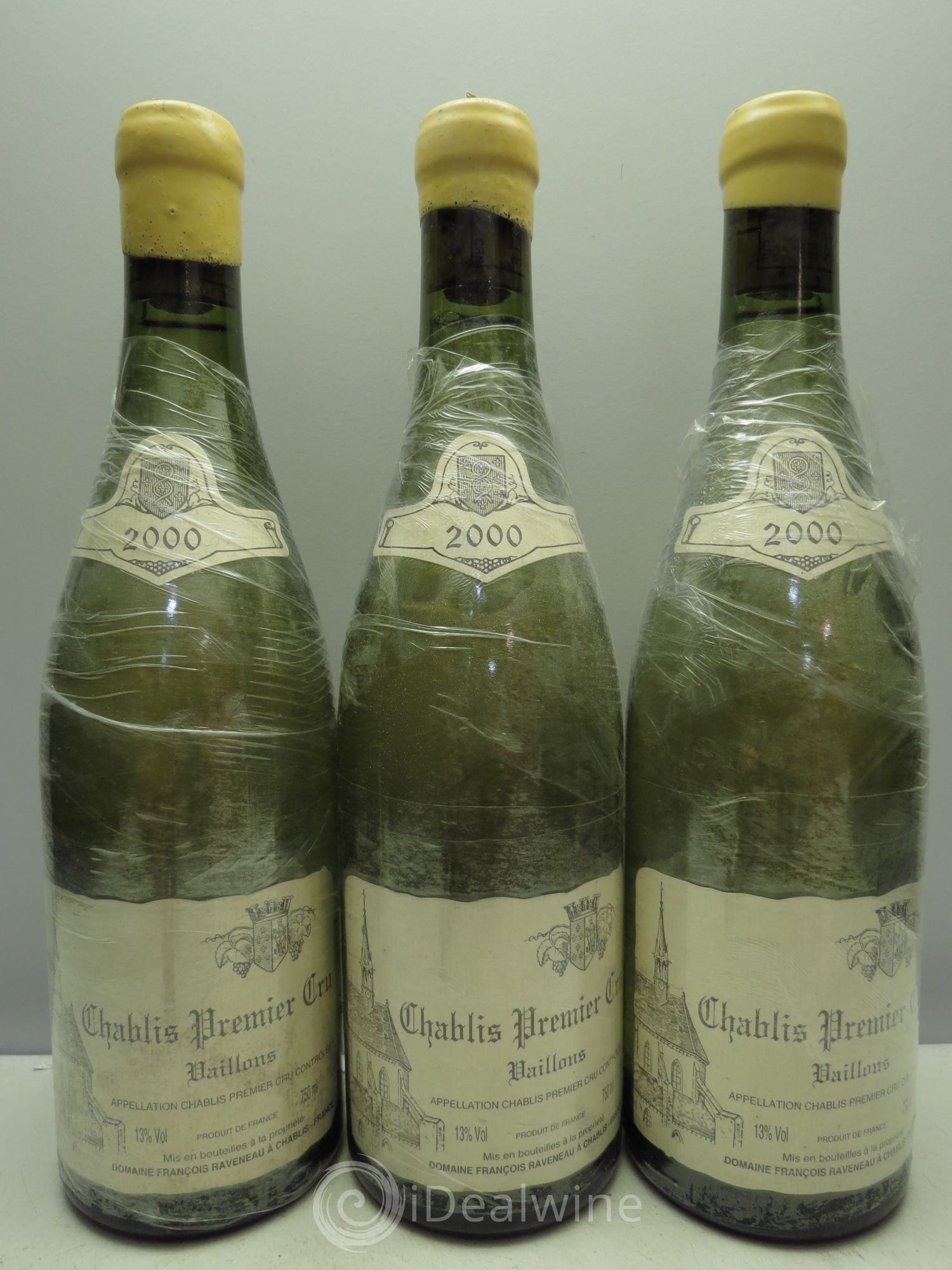 Chablis 1er Cru Vaillons Raveneau (Domaine) 2000 - Lot de 3 bouteilles - 0