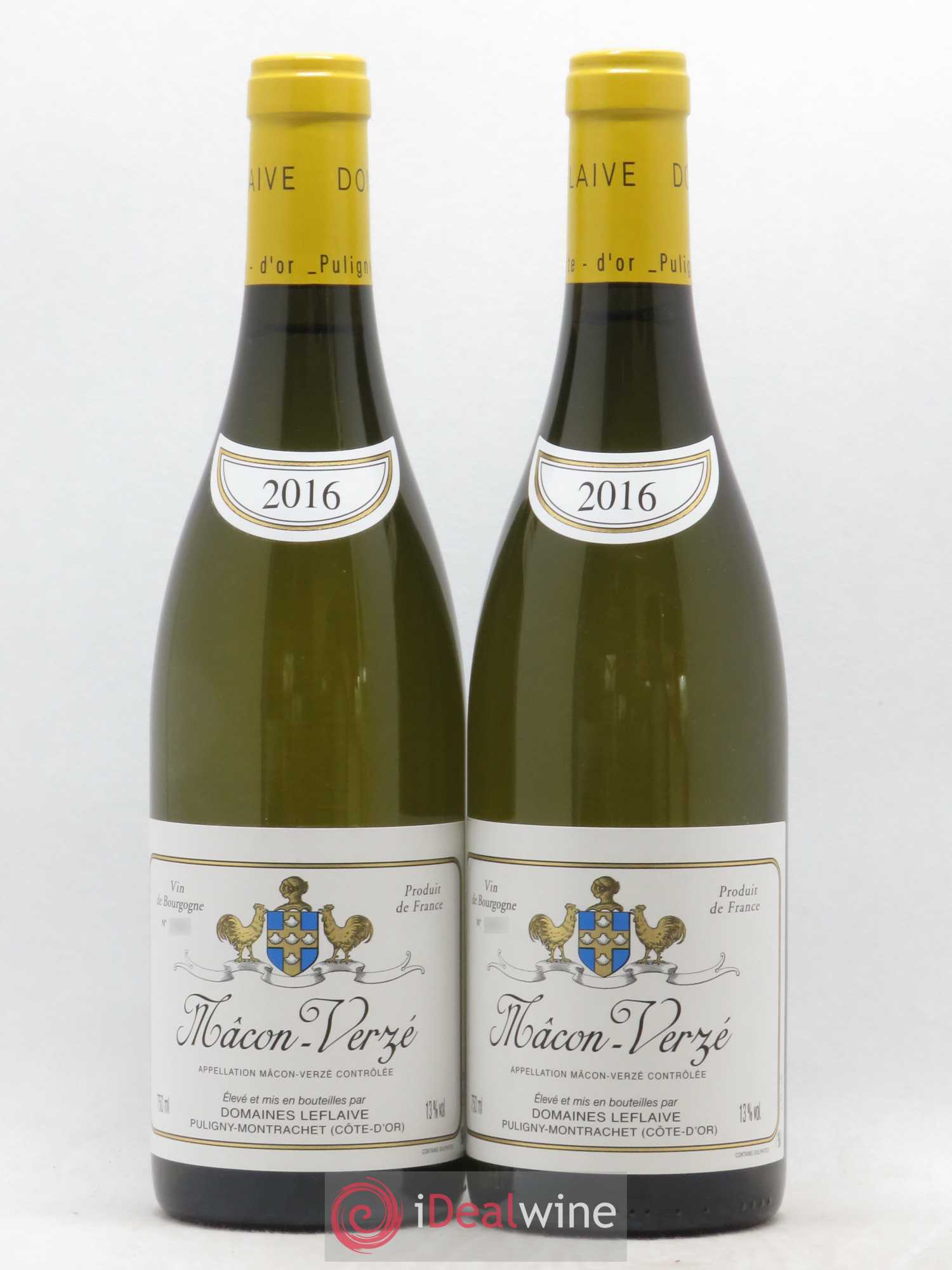Mâcon Verzé Leflaive (Domaine) 2016 - Lot de 2 bouteilles - 0