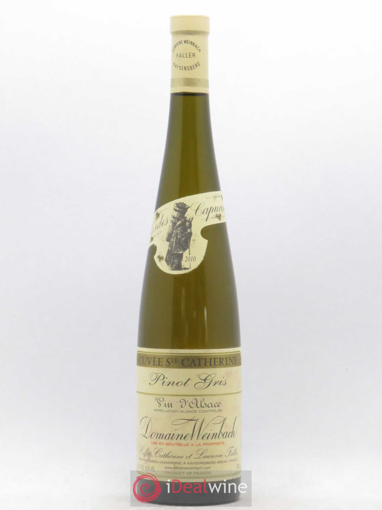 Alsace Pinot Gris Cuvée Sainte Catherine Weinbach (Domaine) 2010 - Lot de 1 bouteille - 0