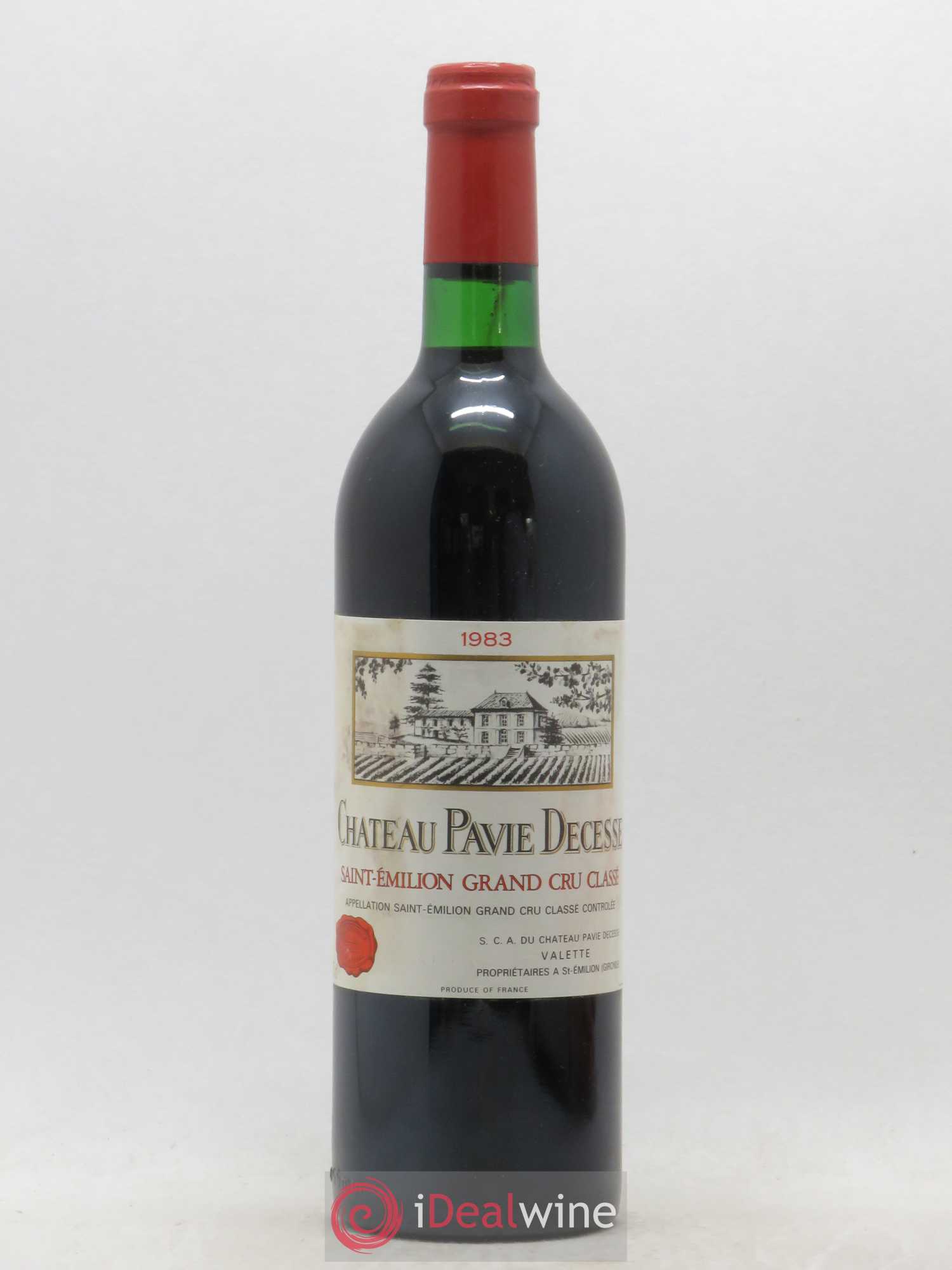 Château Pavie Decesse Grand Cru Classé 1983 - Lot de 1 bouteille - 0