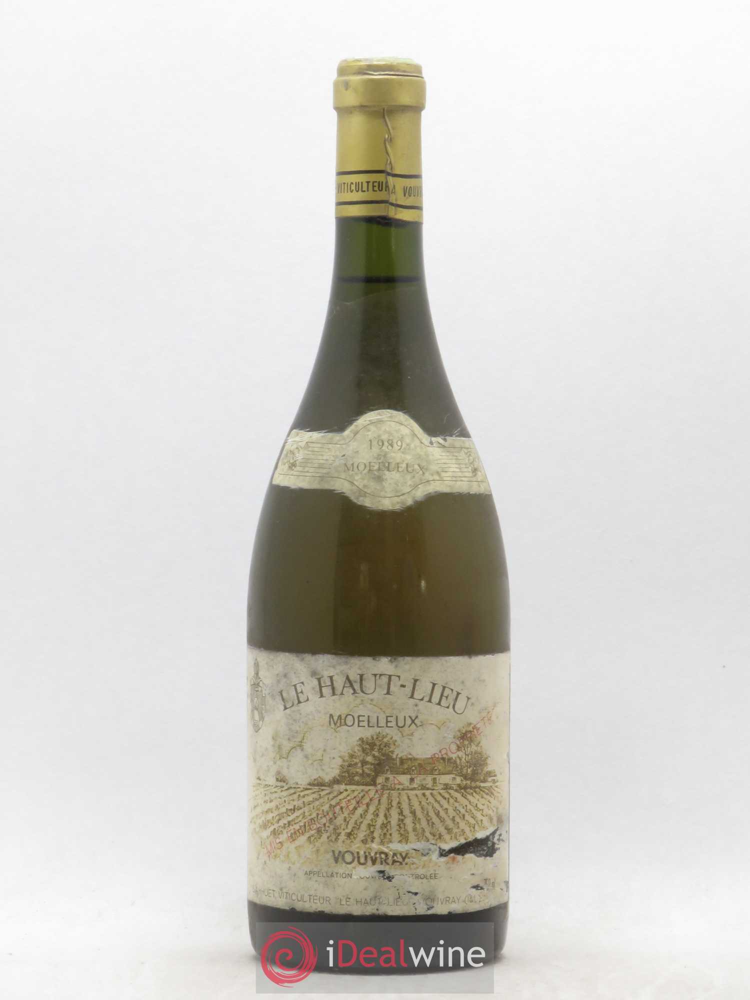 Vouvray Le Haut-Lieu Moelleux Domaine Huet 1989 - Lot de 1 bouteille - 0