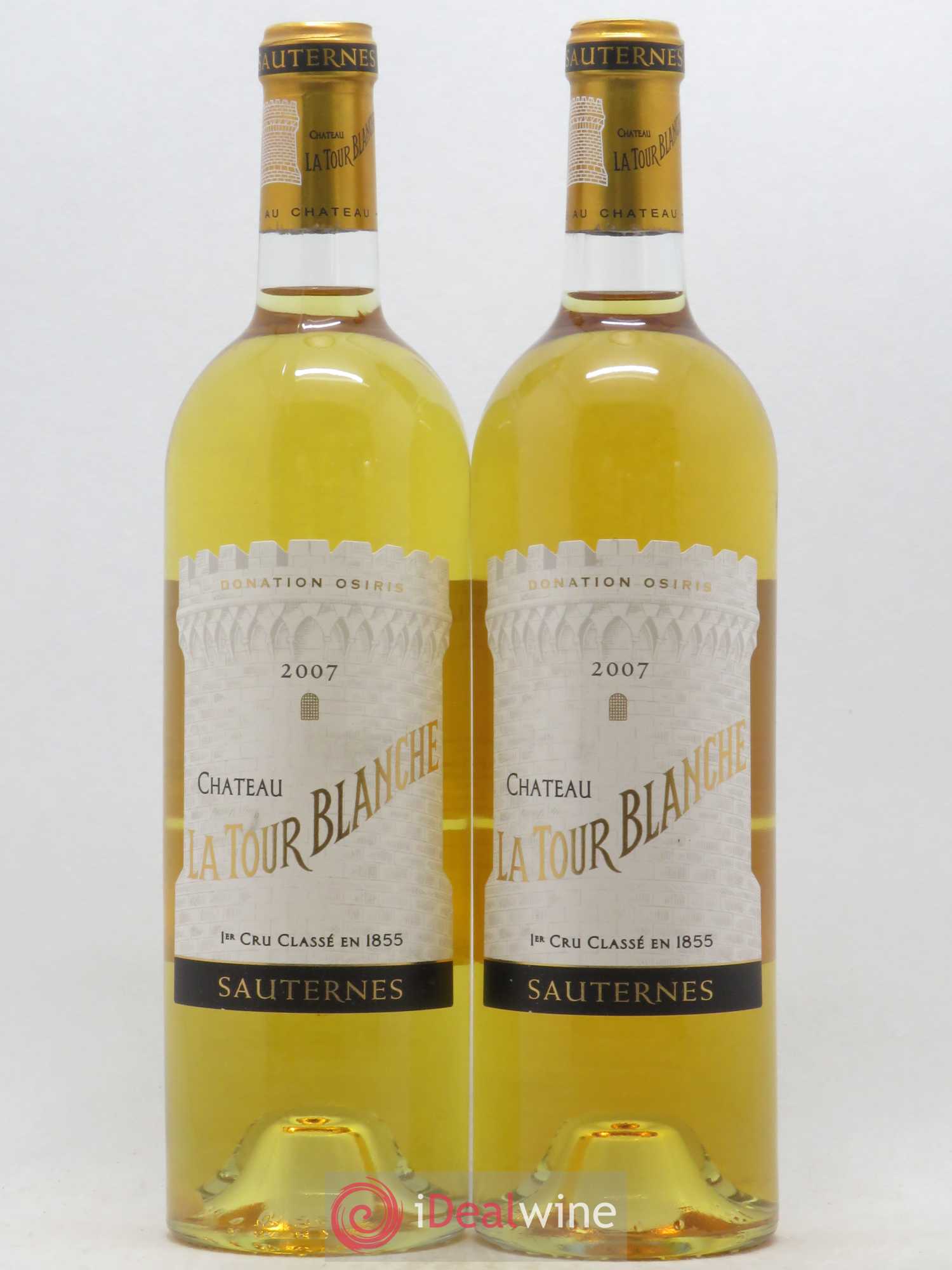 Château la Tour Blanche 1er Grand Cru Classé 2007 - Lotto di 2 bottiglie - 0
