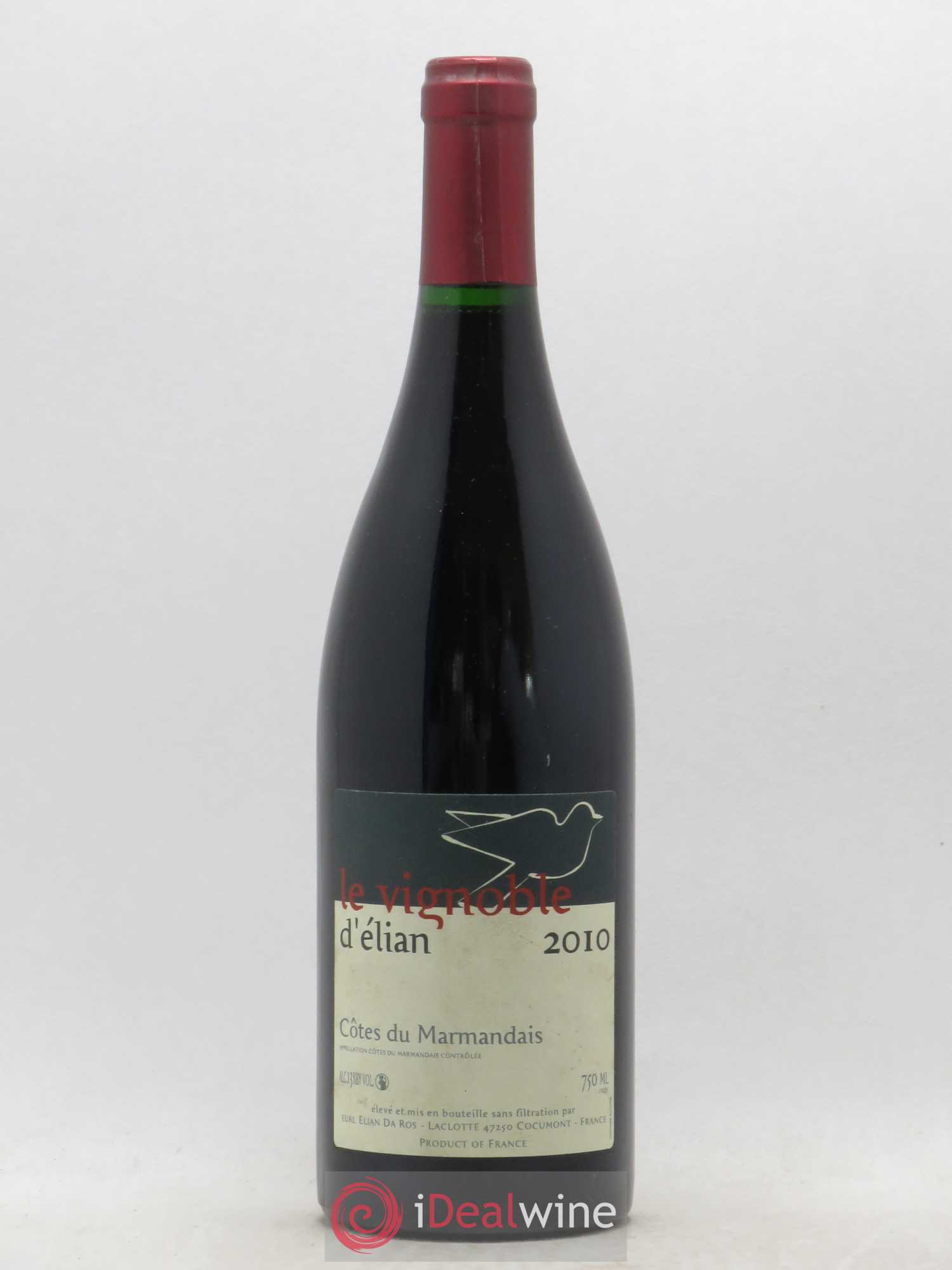 Côtes du Marmandais Elian Da Ros (Domaine) Le vignoble d'Elian 2010 - Lot de 1 bouteille - 0