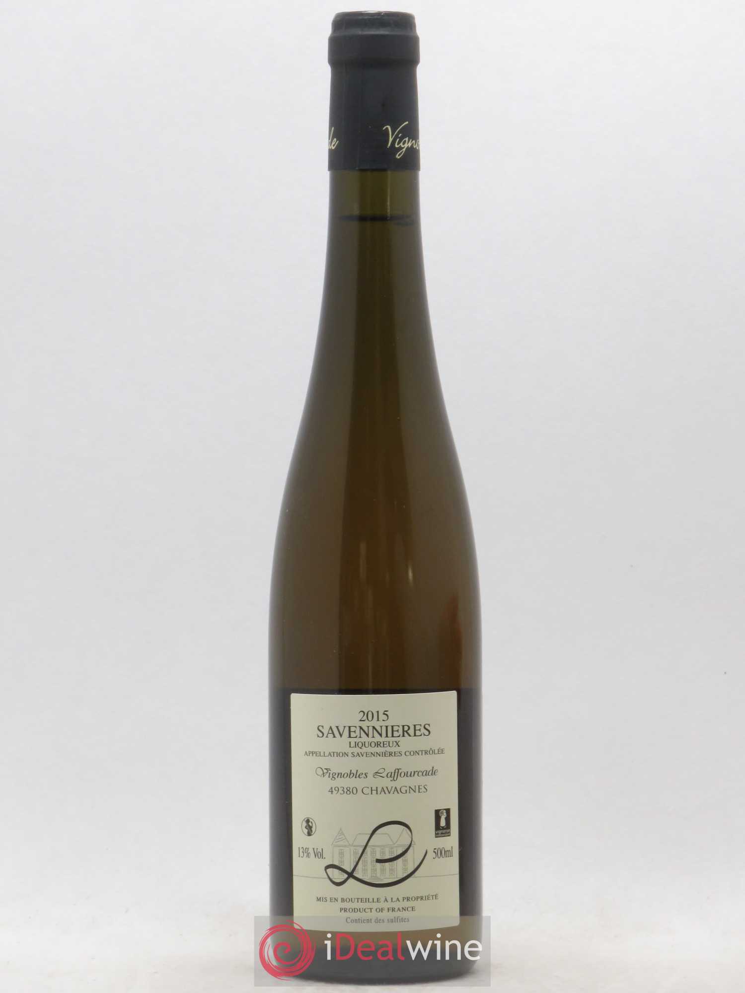 Savennières Domaine Laffourcade Moelleux Clos De La Royaute 50 Cl 2015 - Posten von 1 Flasche - 1