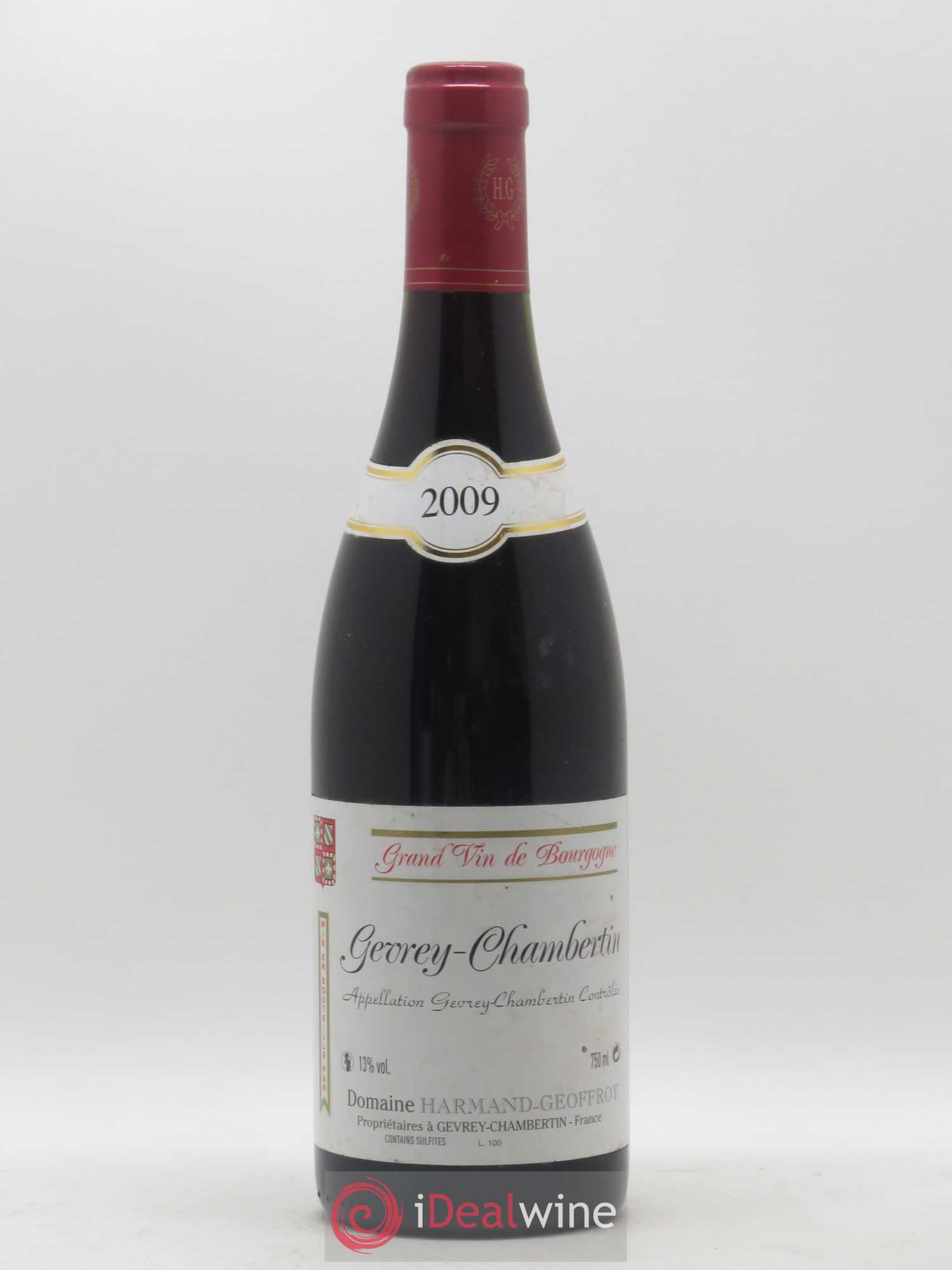 Gevrey-Chambertin Harmand-Geoffroy (Domaine) 2009 - Lot de 1 bouteille - 0