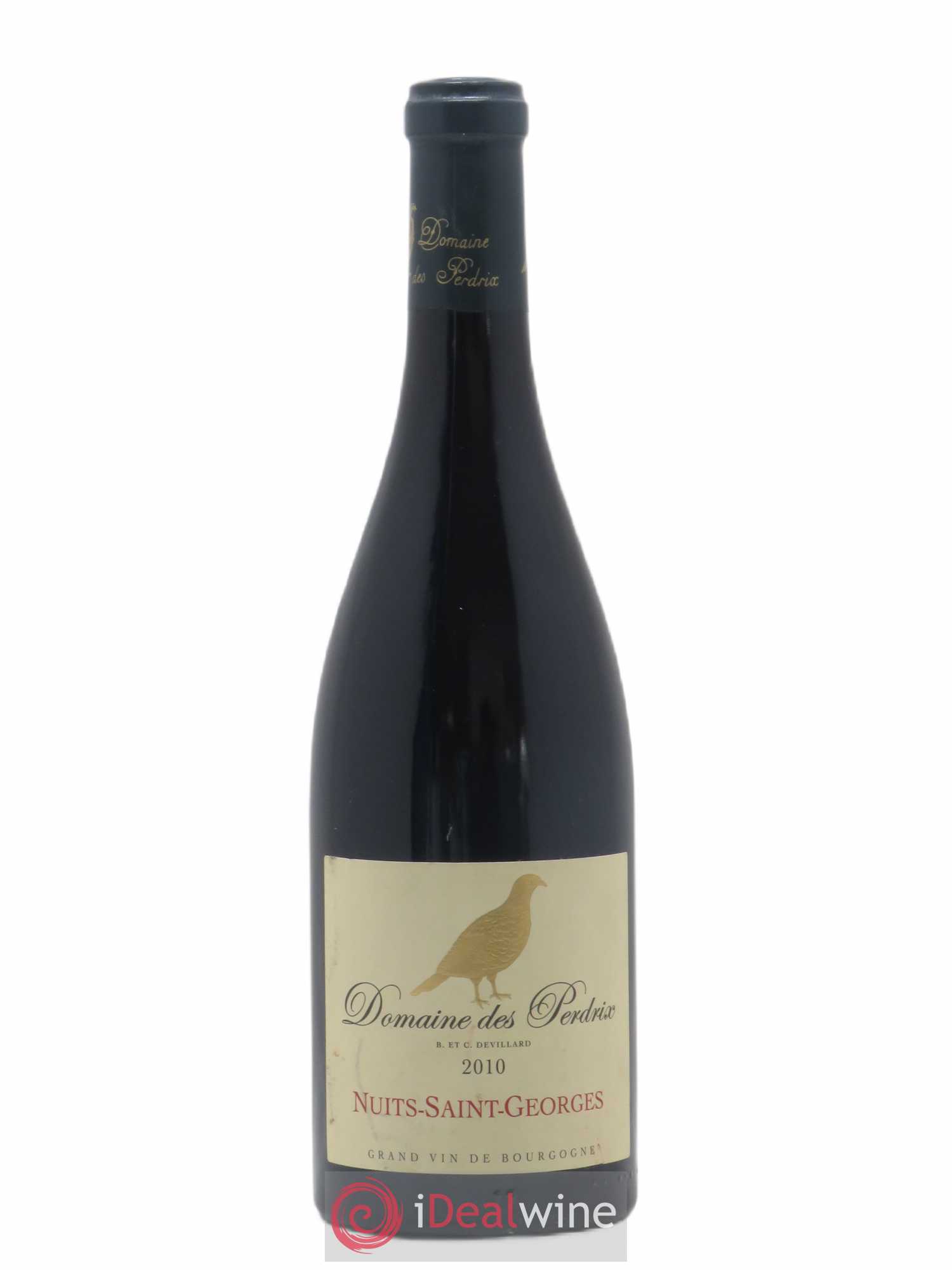 Nuits-Saint-Georges Perdrix (Domaine des) 2010 - Lot de 1 bouteille - 0