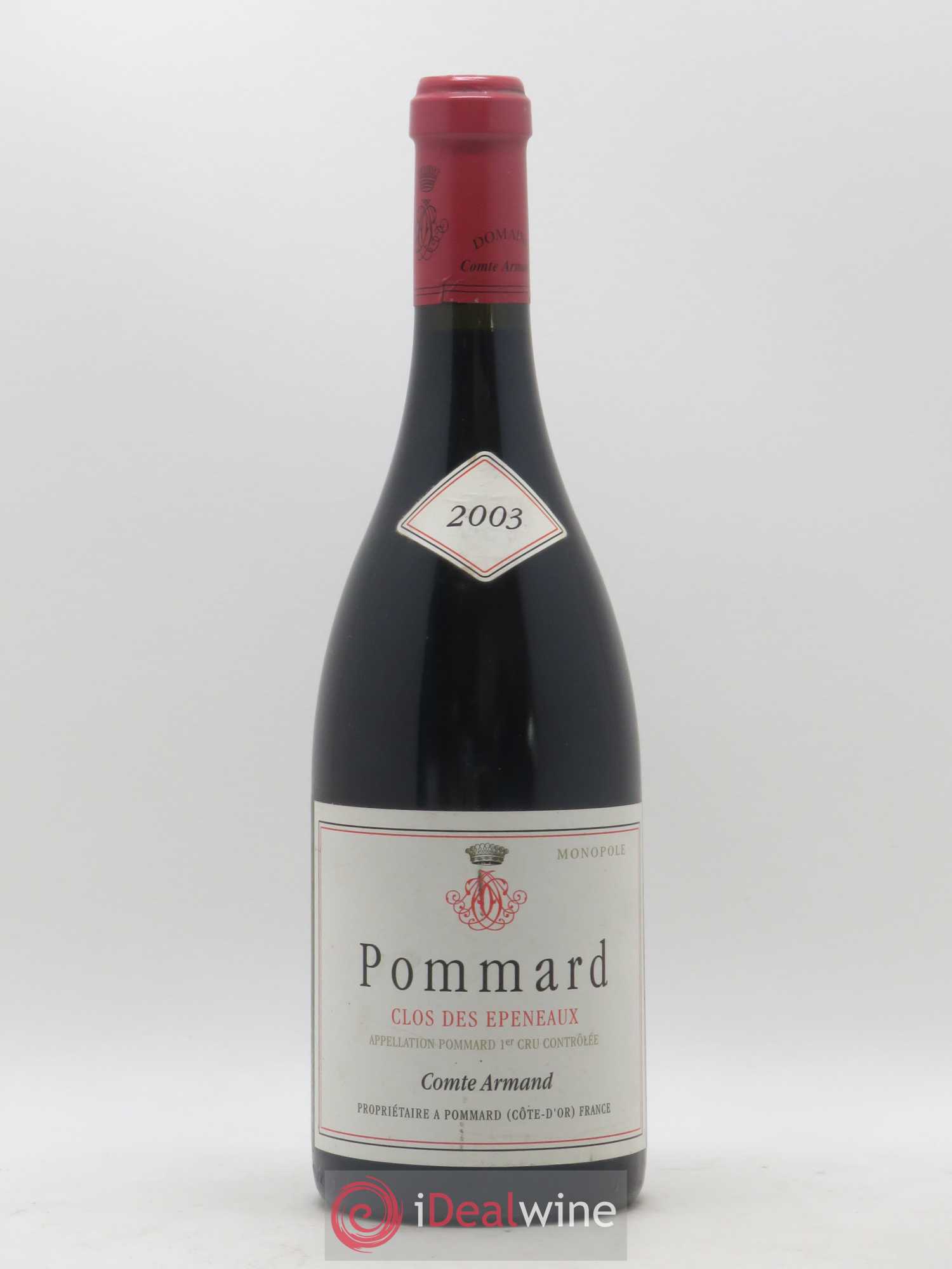 Pommard 1er Cru Clos des Epeneaux Comte Armand 2003 - Lot de 1 bouteille - 0