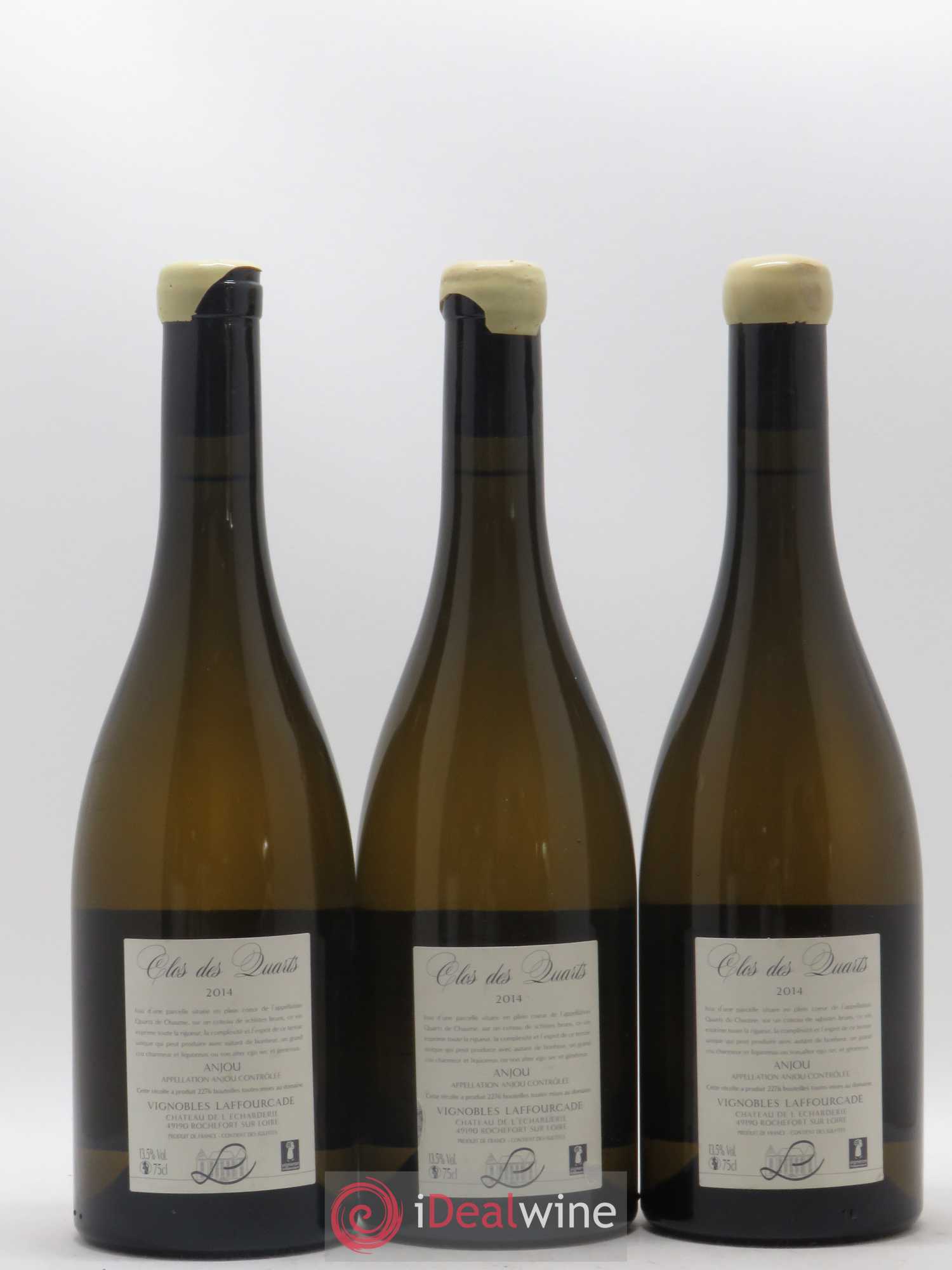 Anjou Clos des Quarts Chateau l'Echarderie 2014 - Posten von 3 Flaschen - 1