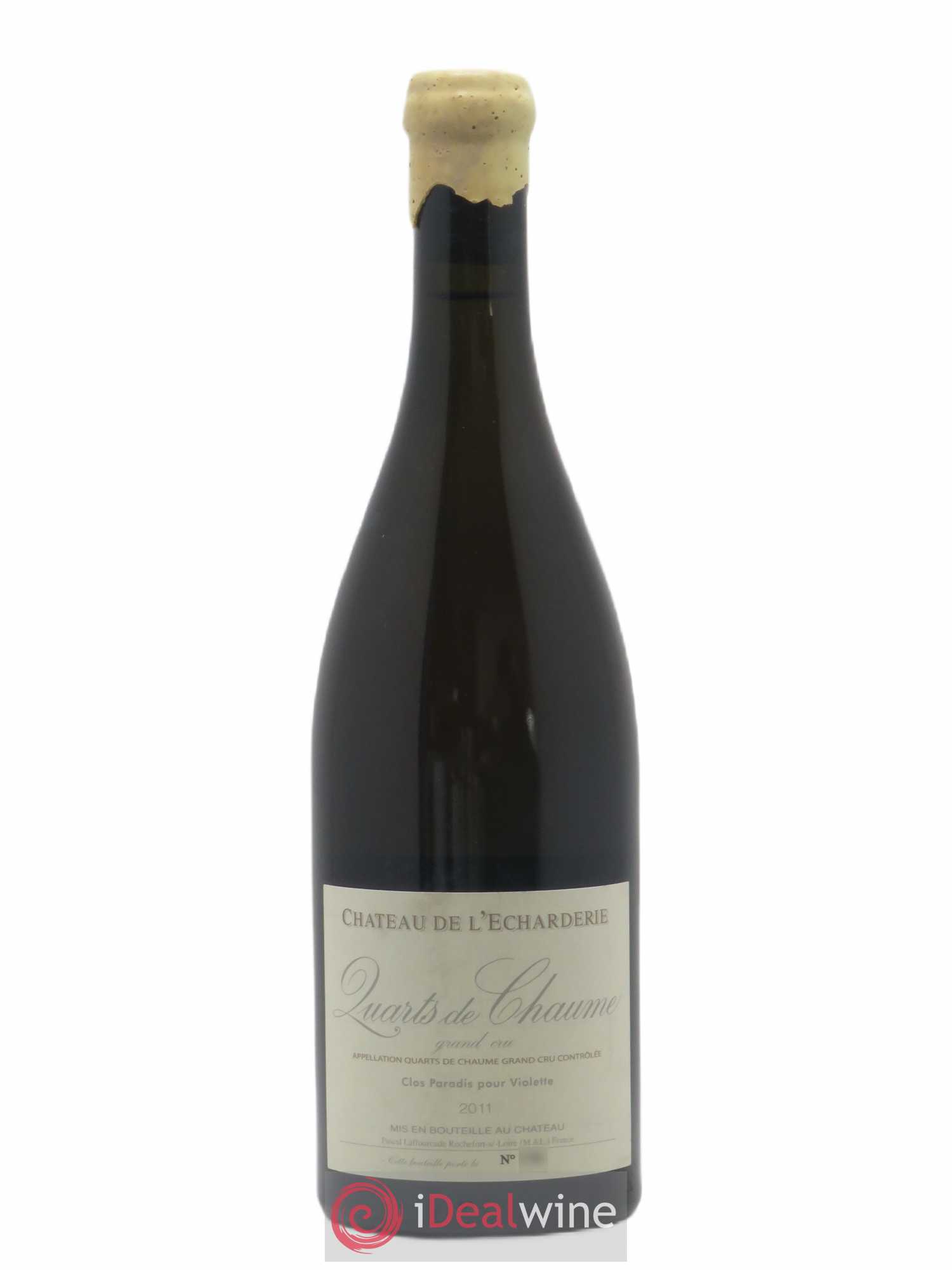 Quarts de Chaume Clos Paradis Château de l'Echarderie 2011 - Lotto di 1 bottiglia - 0