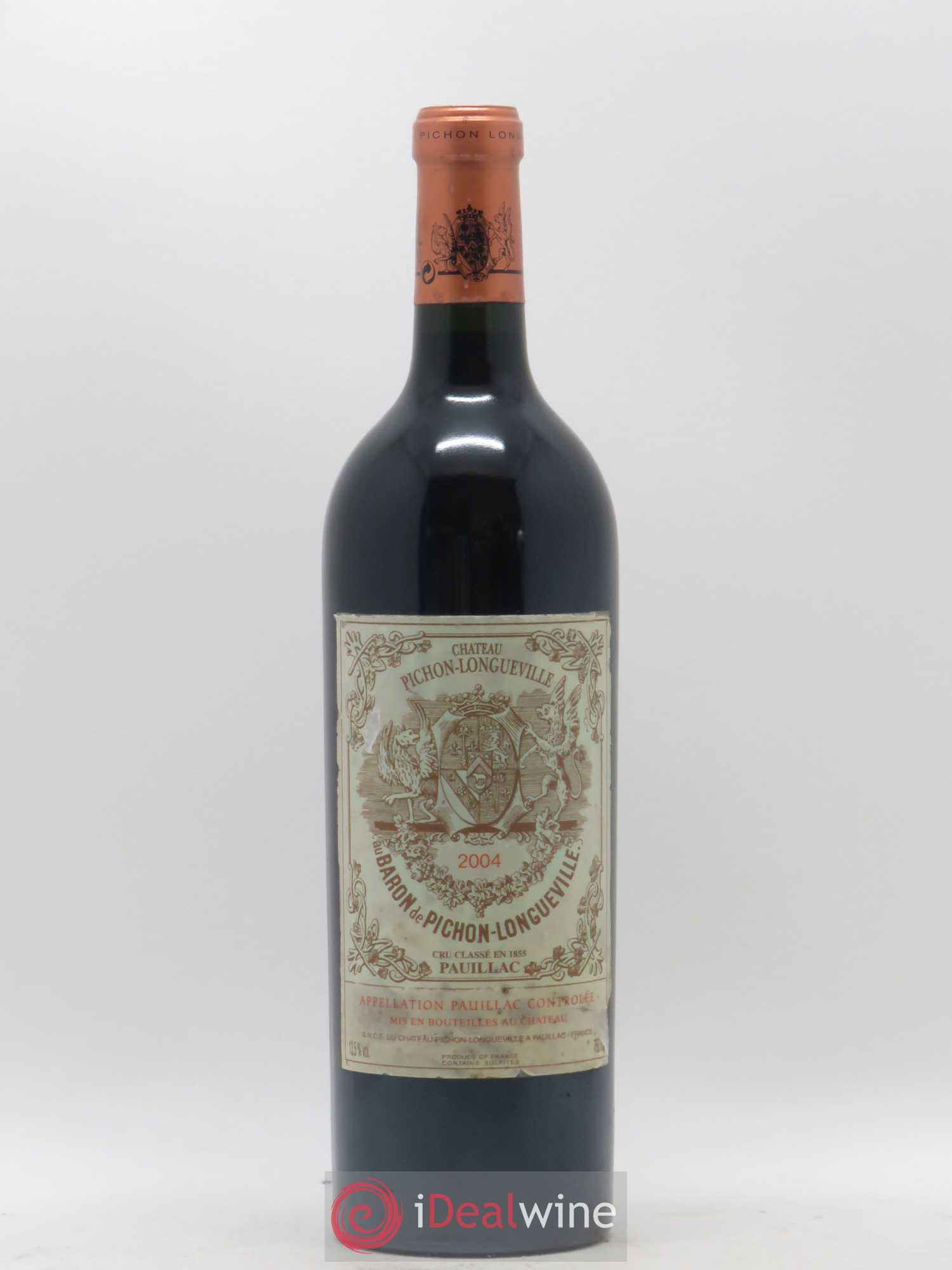 Pichon Longueville Baron 2ème Grand Cru Classé 2004 - Lot de 1 bouteille - 0