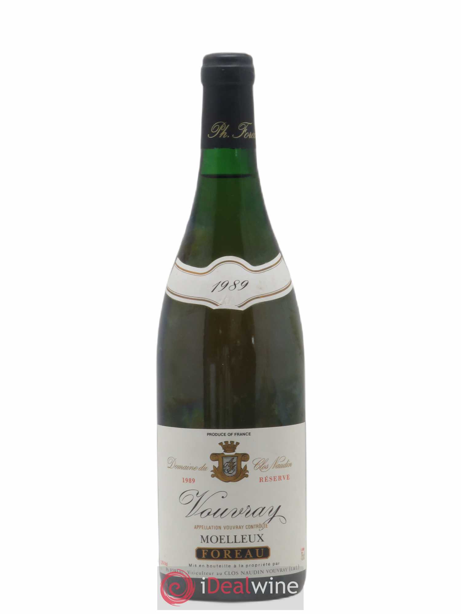 Vouvray Moelleux Réserve Clos Naudin - Philippe Foreau 1989 - Lotto di 1 bottiglia - 0