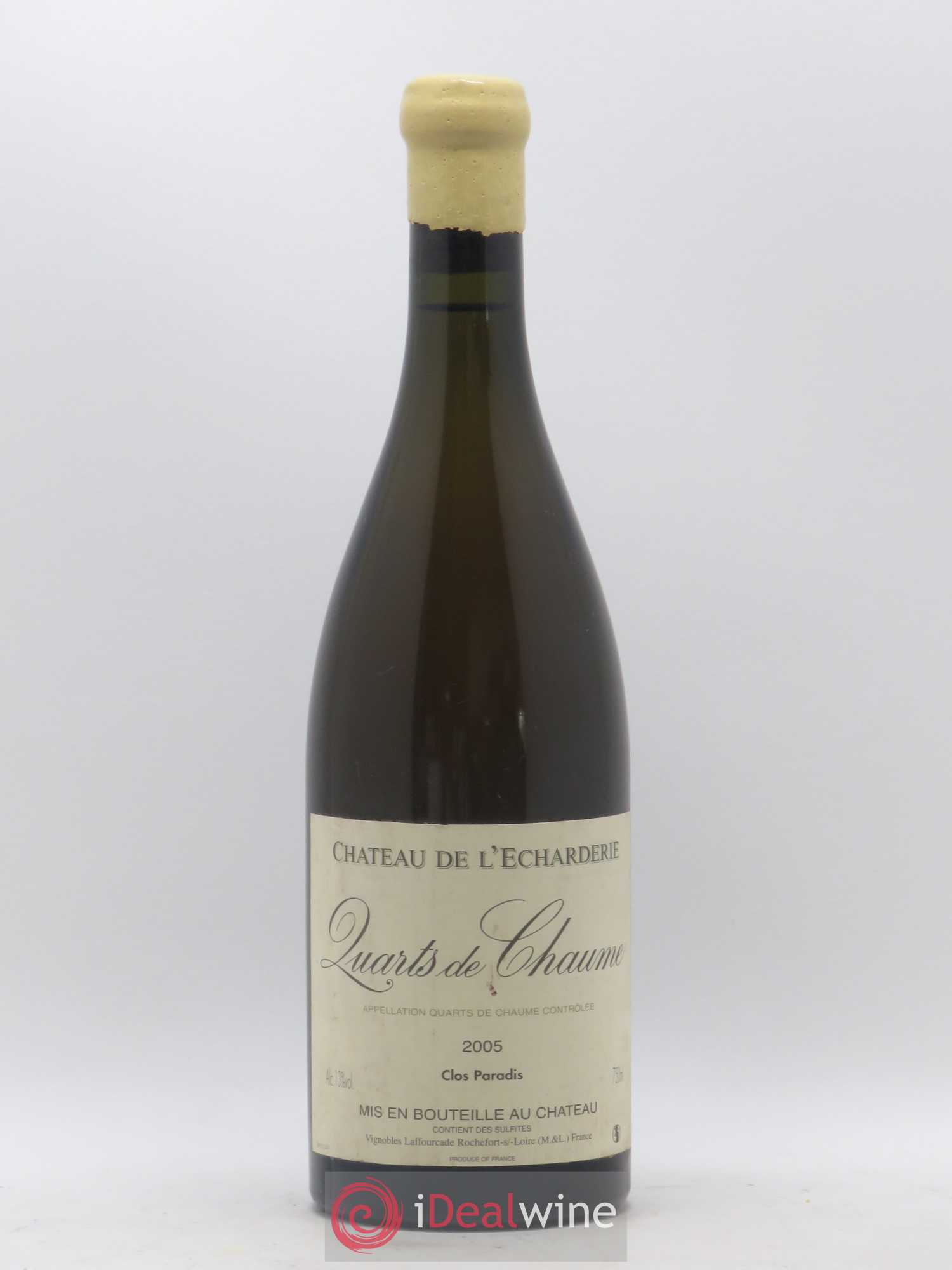 Quarts de Chaume Clos Paradis Château de l'Echarderie 2005 - Lotto di 1 bottiglia - 0