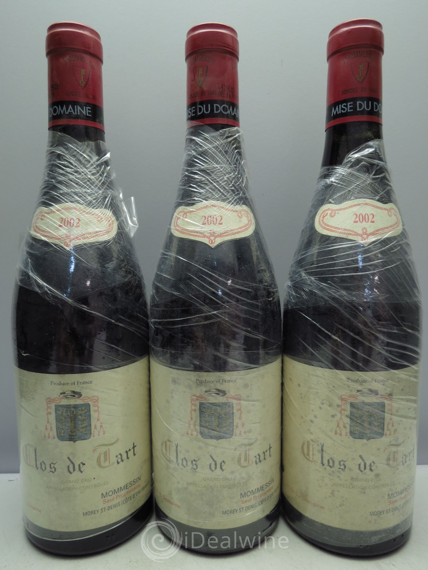 Clos de Tart Grand Cru Clos de Tart 2002 - Lot de 3 bouteilles - 0