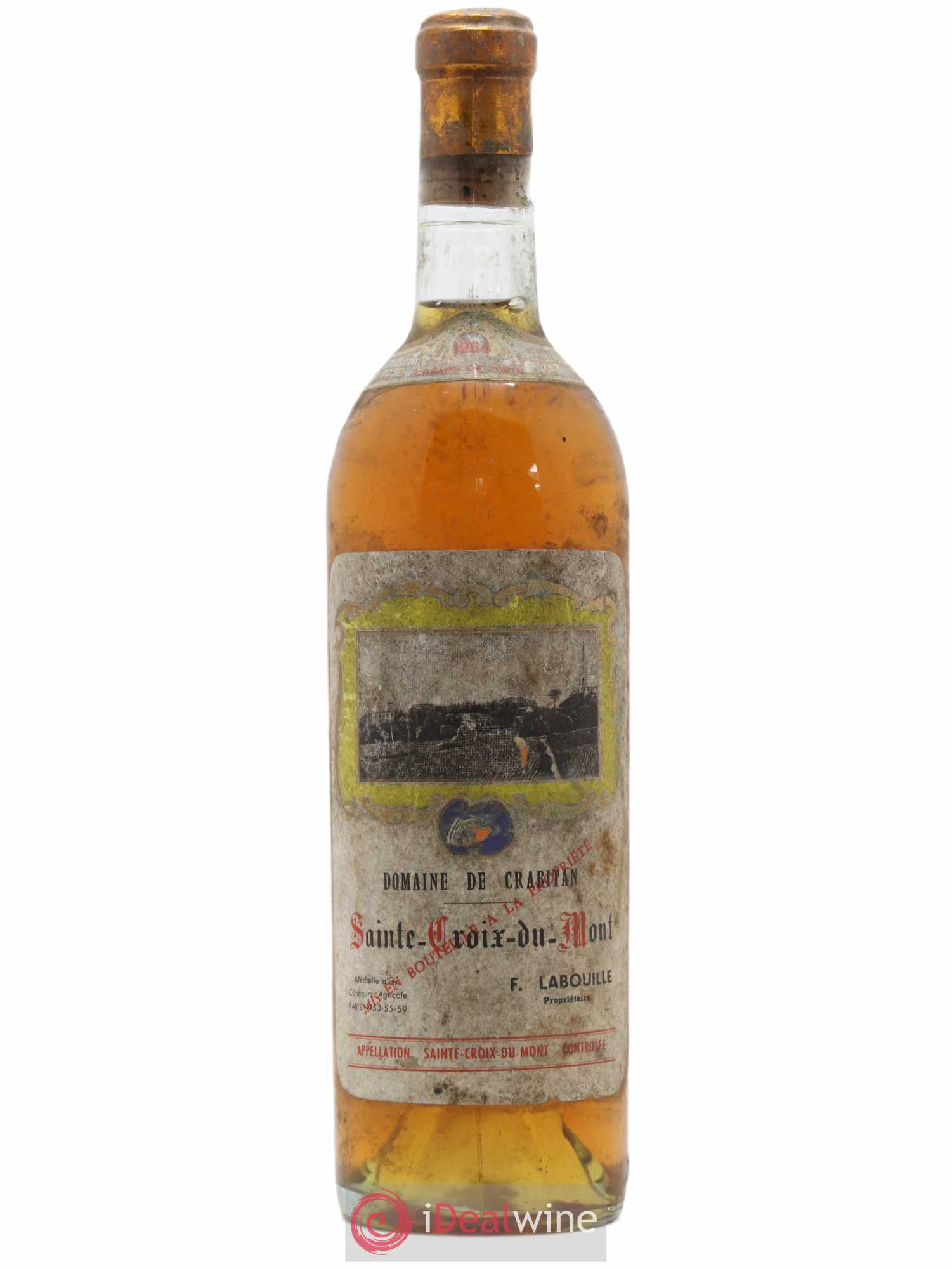 Sainte-Croix-du-Mont Domaine de Crabitan Crème de Tête 1964 - Lotto di 1 bottiglia - 0