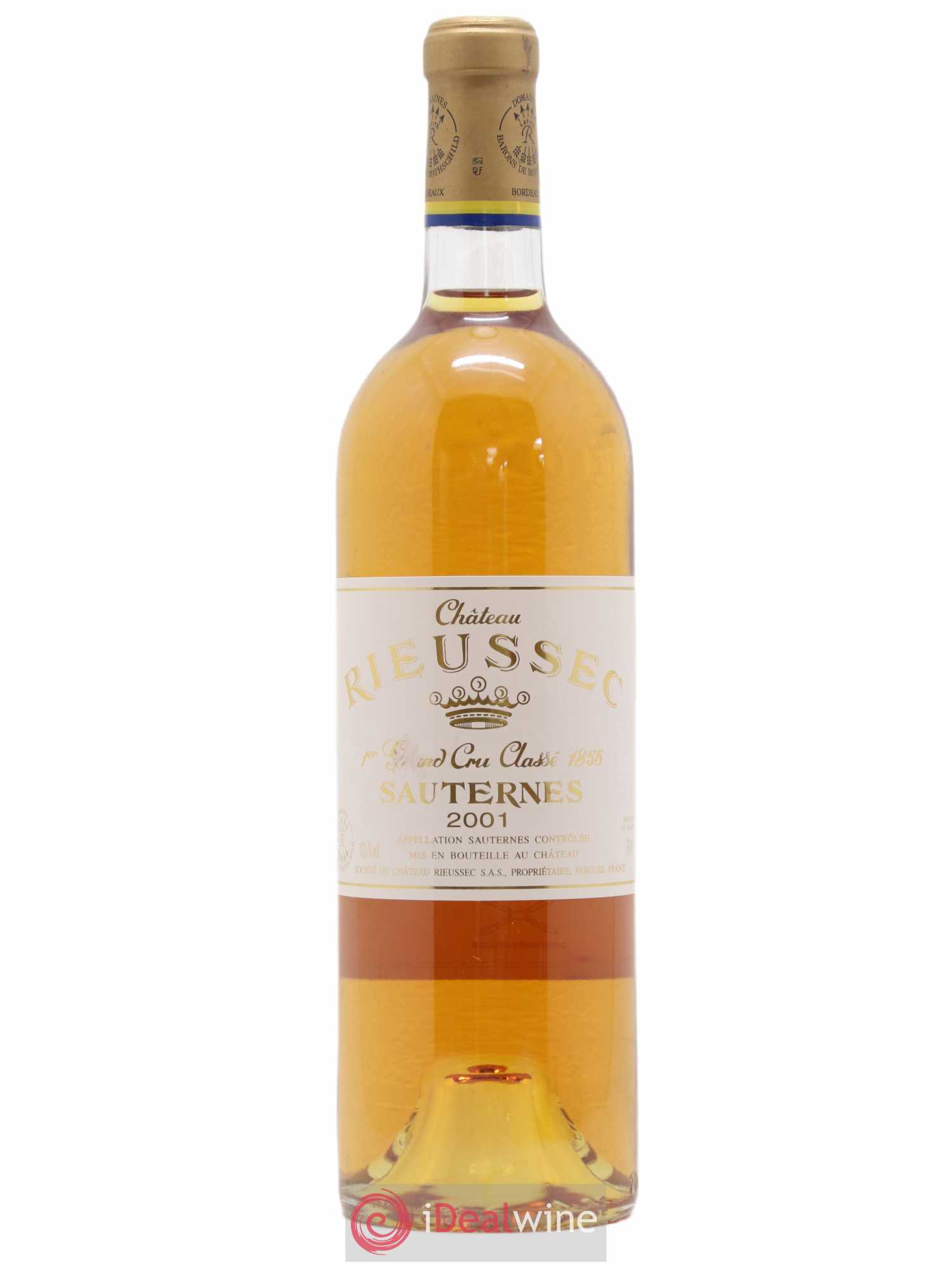 Château Rieussec 1er Grand Cru Classé 2001 - Posten von 1 Flasche - 0