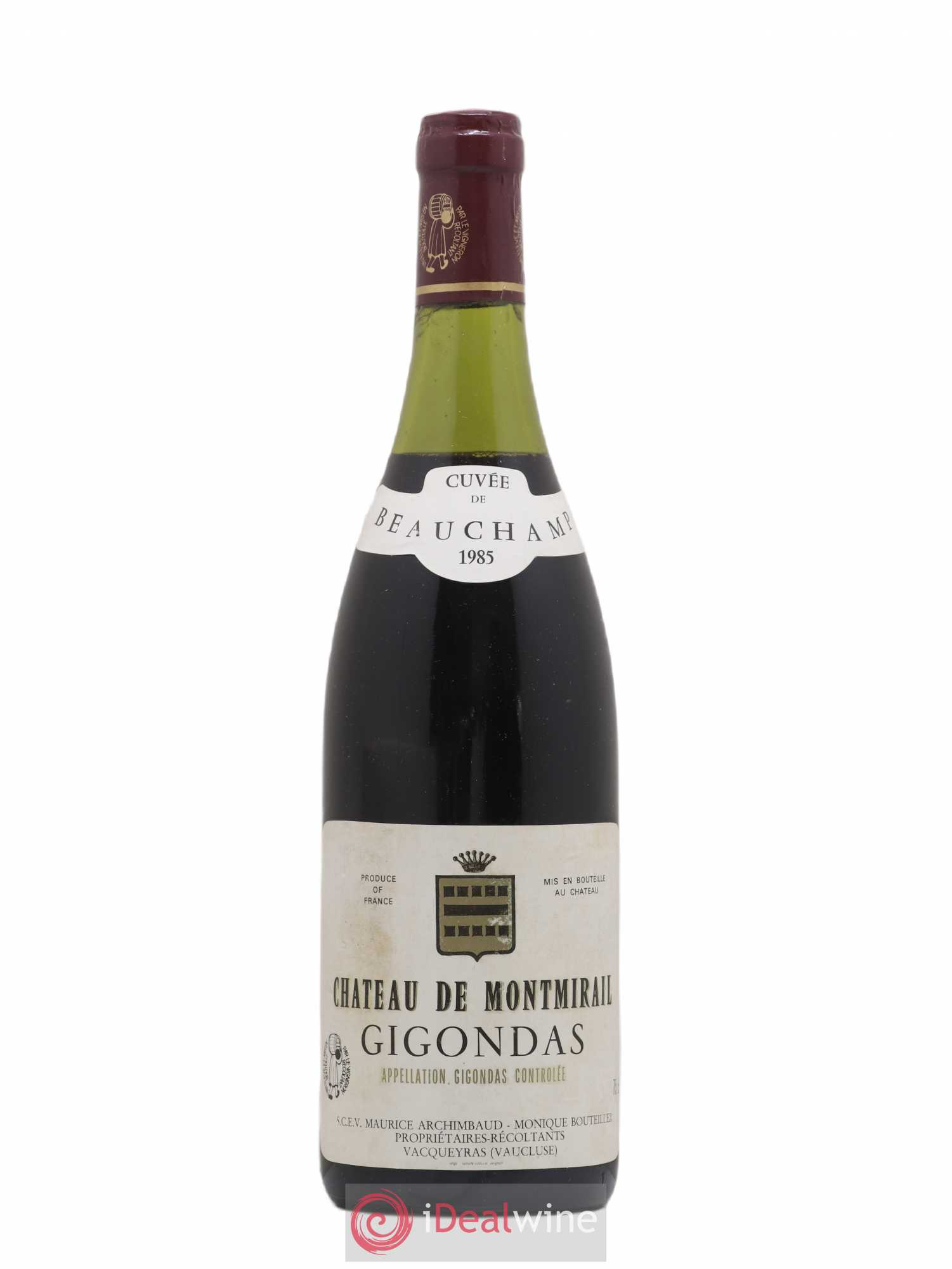 Gigondas Château de Montmirail Cuvée Beauchamp 1985 - Posten von 1 Flasche - 0