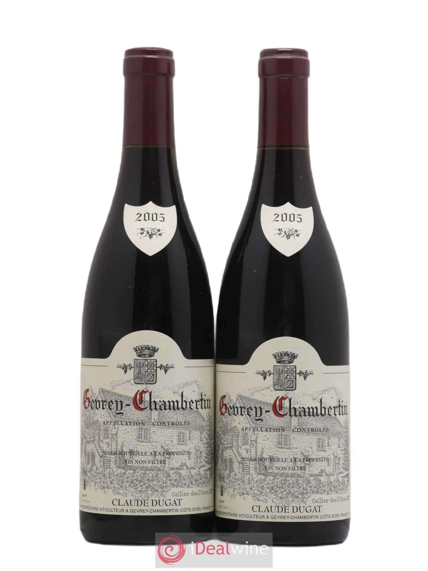 Gevrey-Chambertin Claude Dugat 2005 - Lot de 2 bouteilles - 0