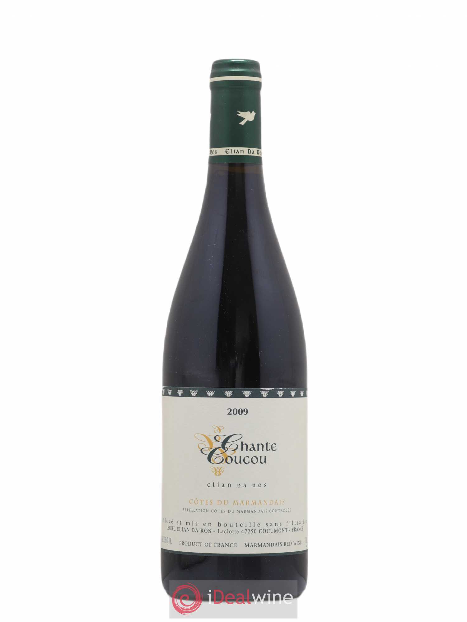 Côtes du Marmandais Chante Coucou Elian Da Ros (Domaine) 2009 - Lot de 1 bouteille - 0