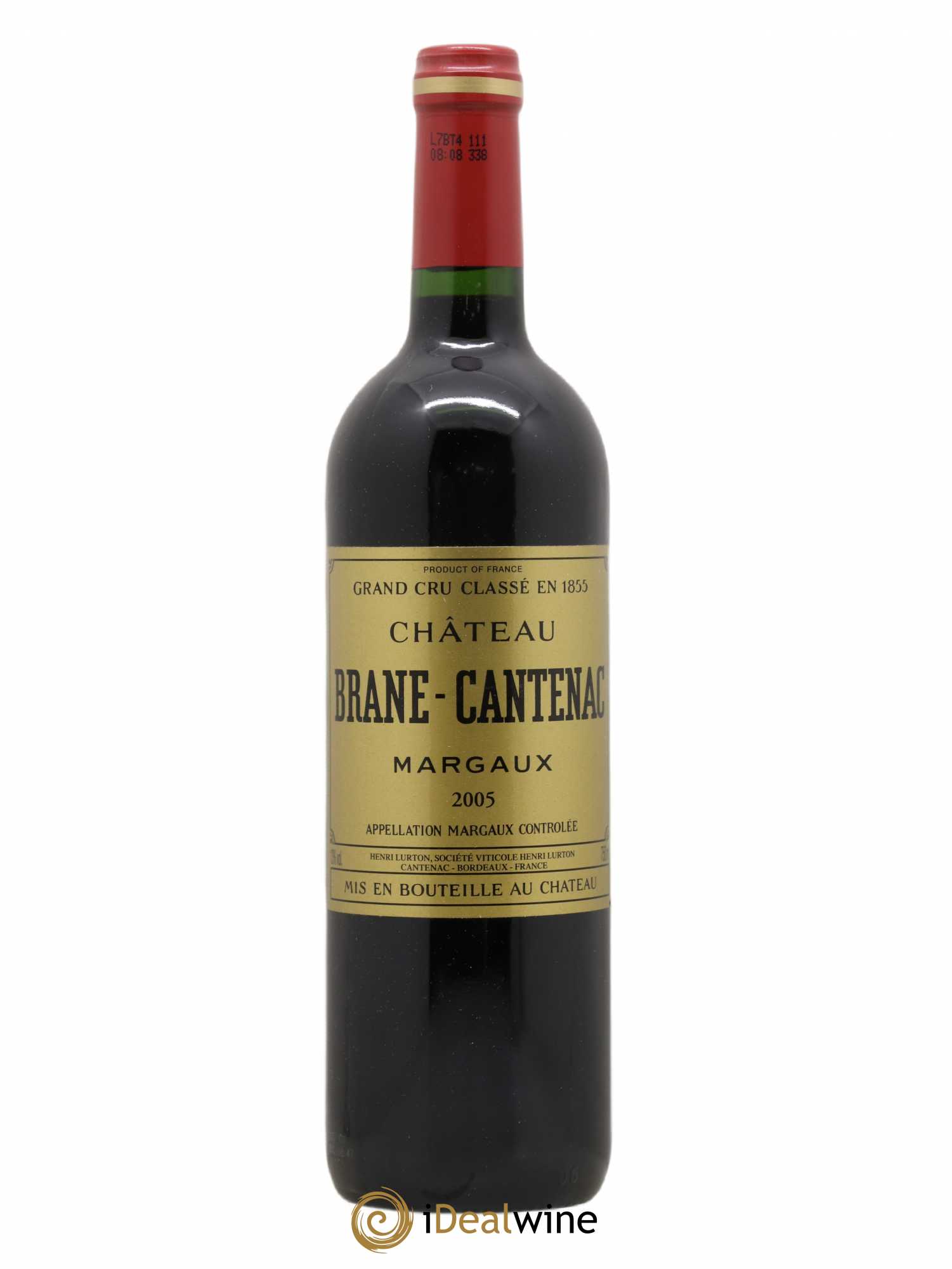 Château Brane Cantenac 2ème Grand Cru Classé 2005 - Lot de 1 bouteille - 0