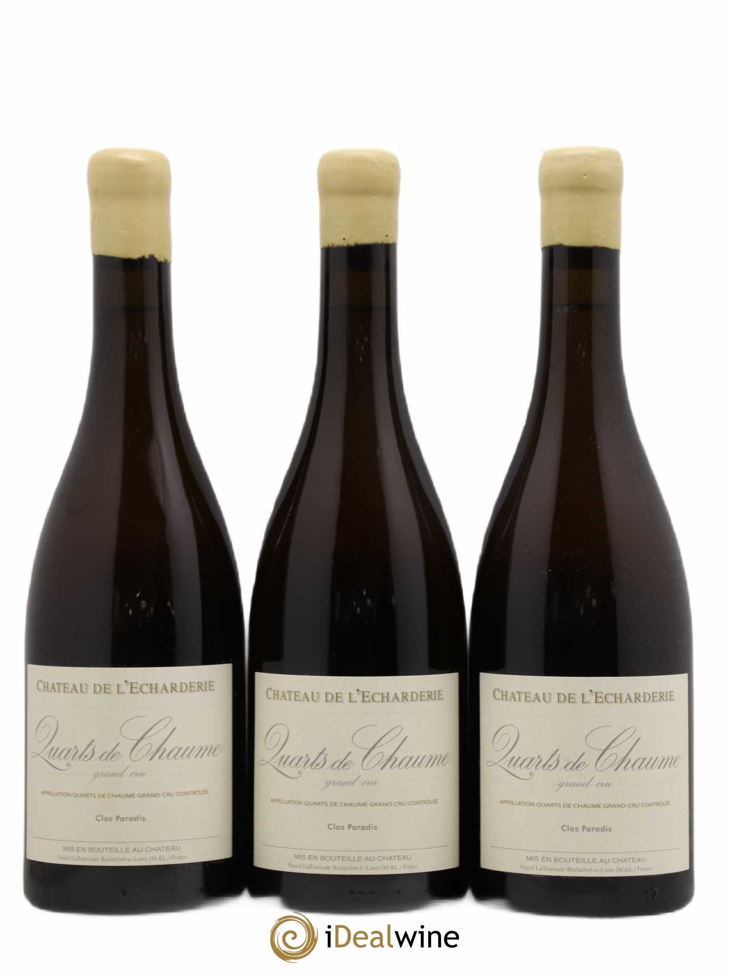 Quarts de Chaume L'Echarderie Clos Paradis domaine Laffourcade 2015 - Lotto di 3 bottiglie - 0