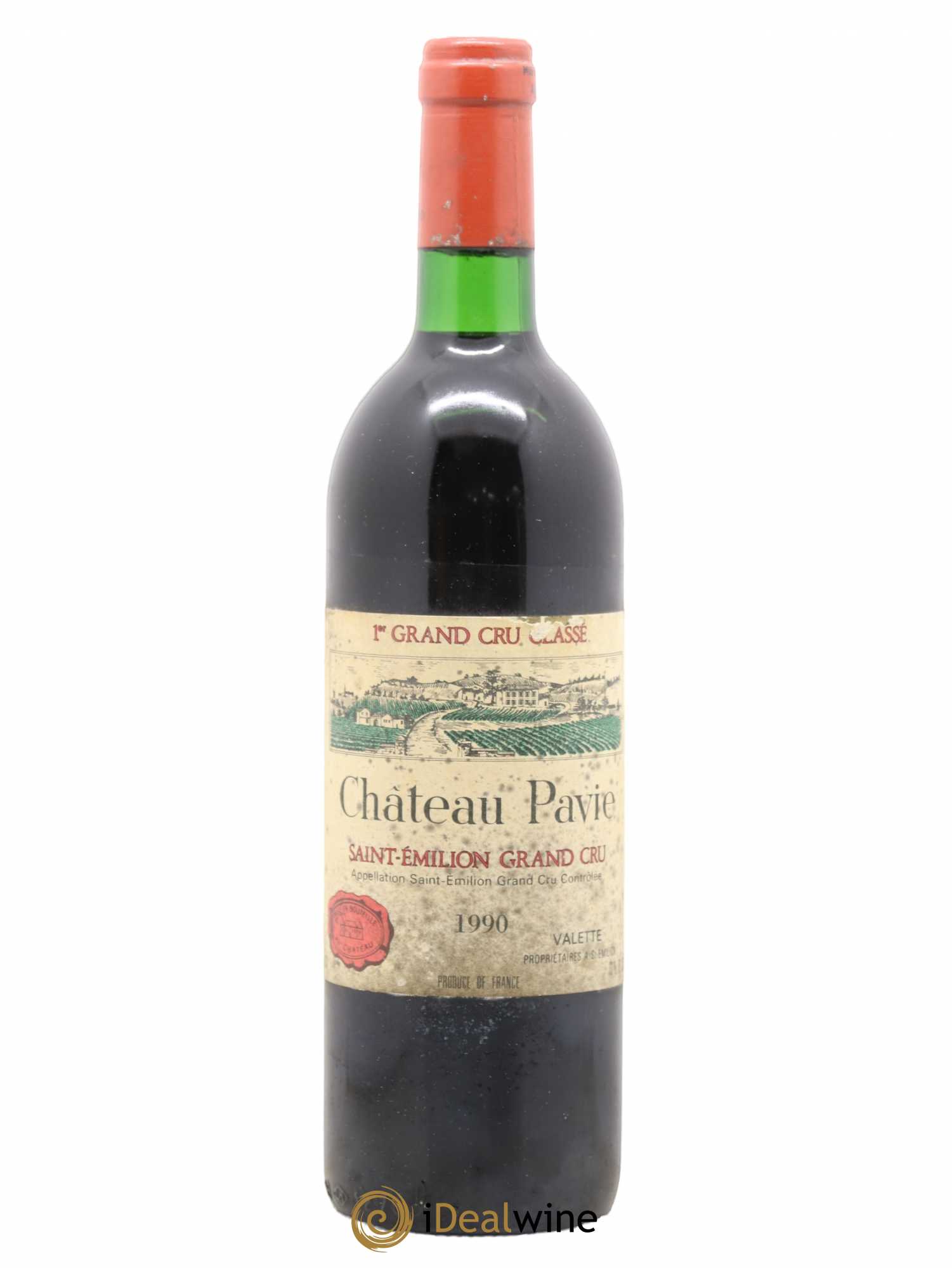 Château Pavie 1er Grand Cru Classé A 1990 - Lot de 1 bouteille - 0