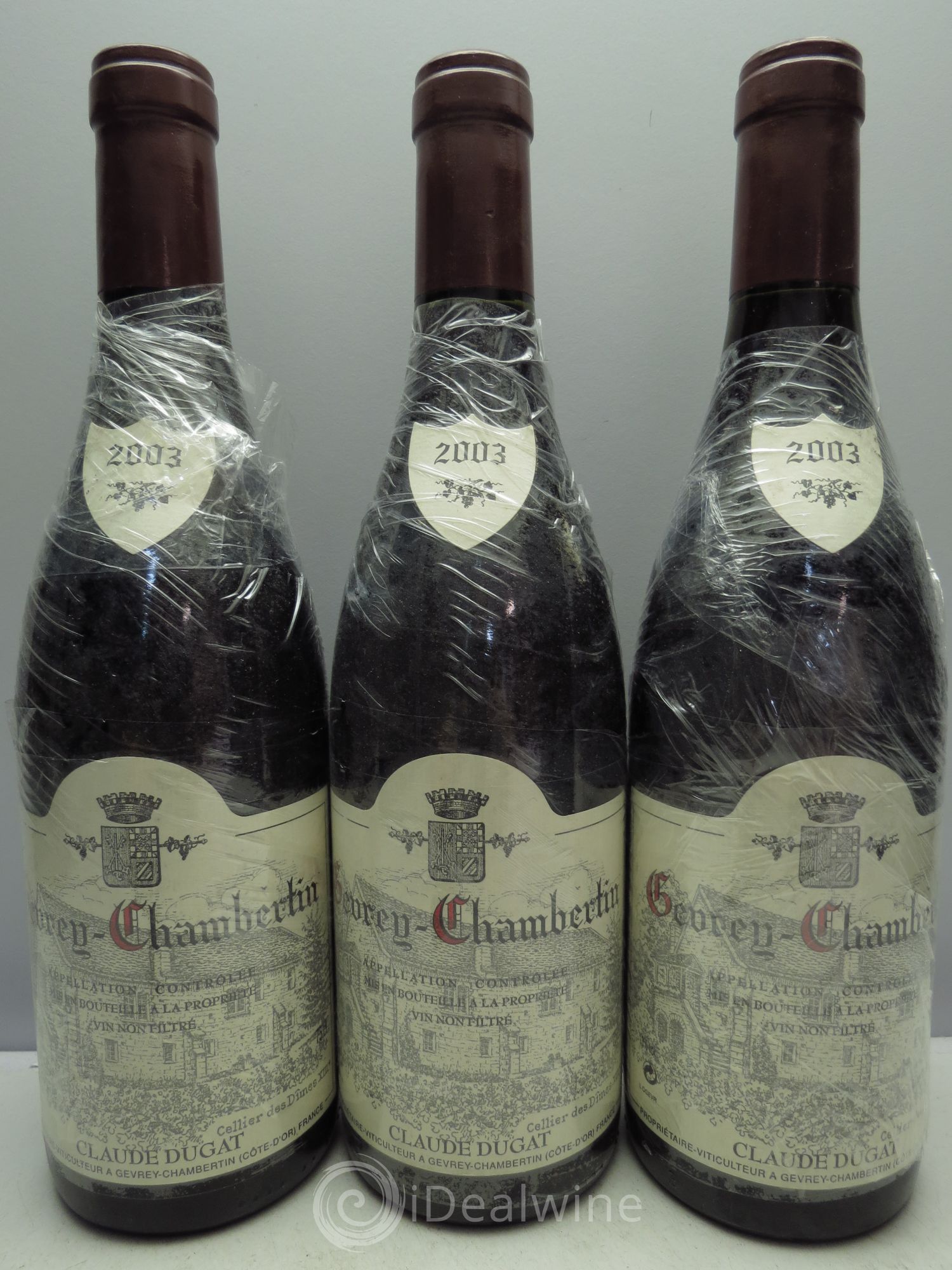 Gevrey-Chambertin Claude Dugat 2003 - Lot de 3 bouteilles - 0