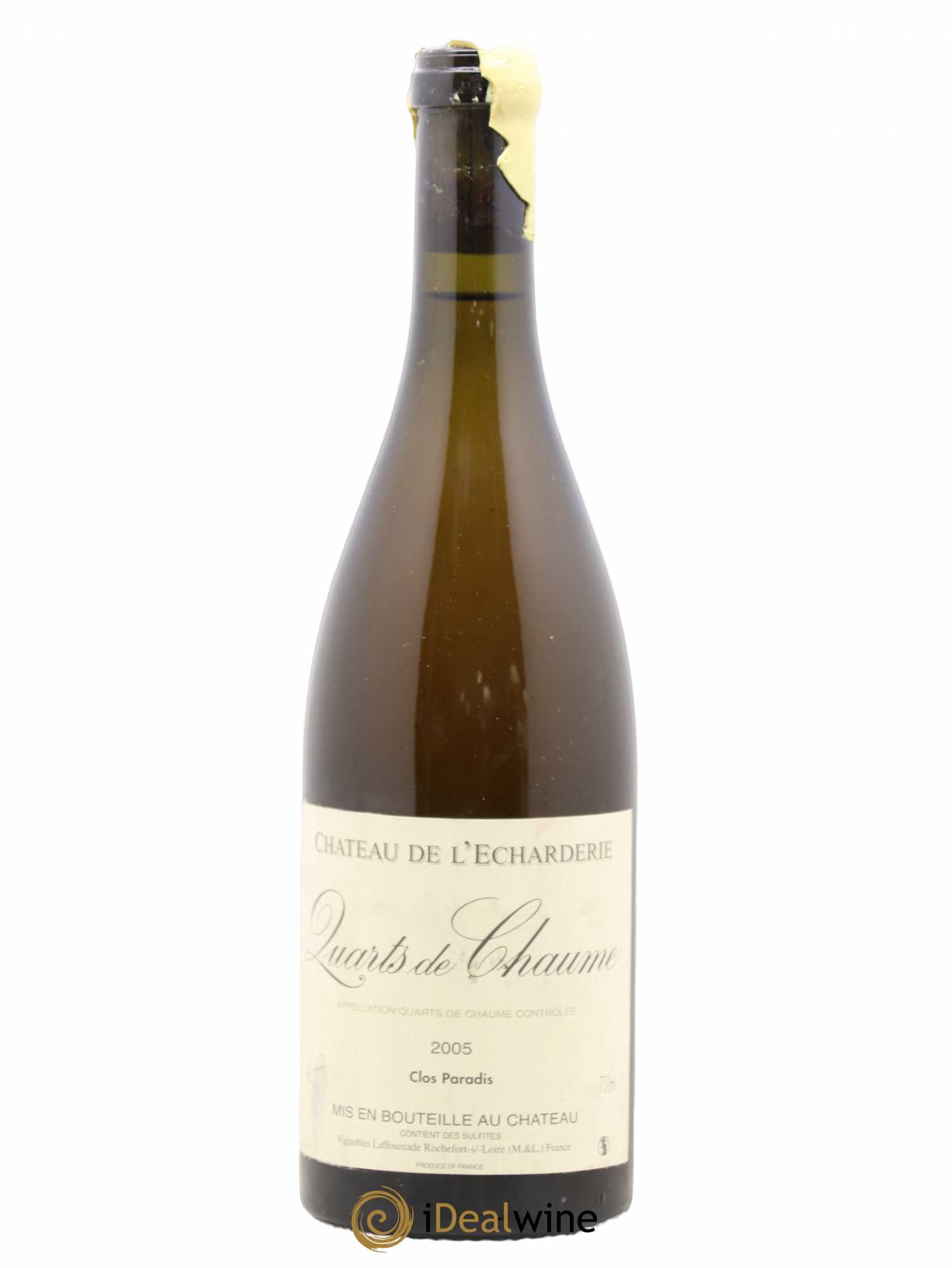 Quarts de Chaume L'Echarderie Clos Paradis 2005 - Posten von 1 Flasche - 0