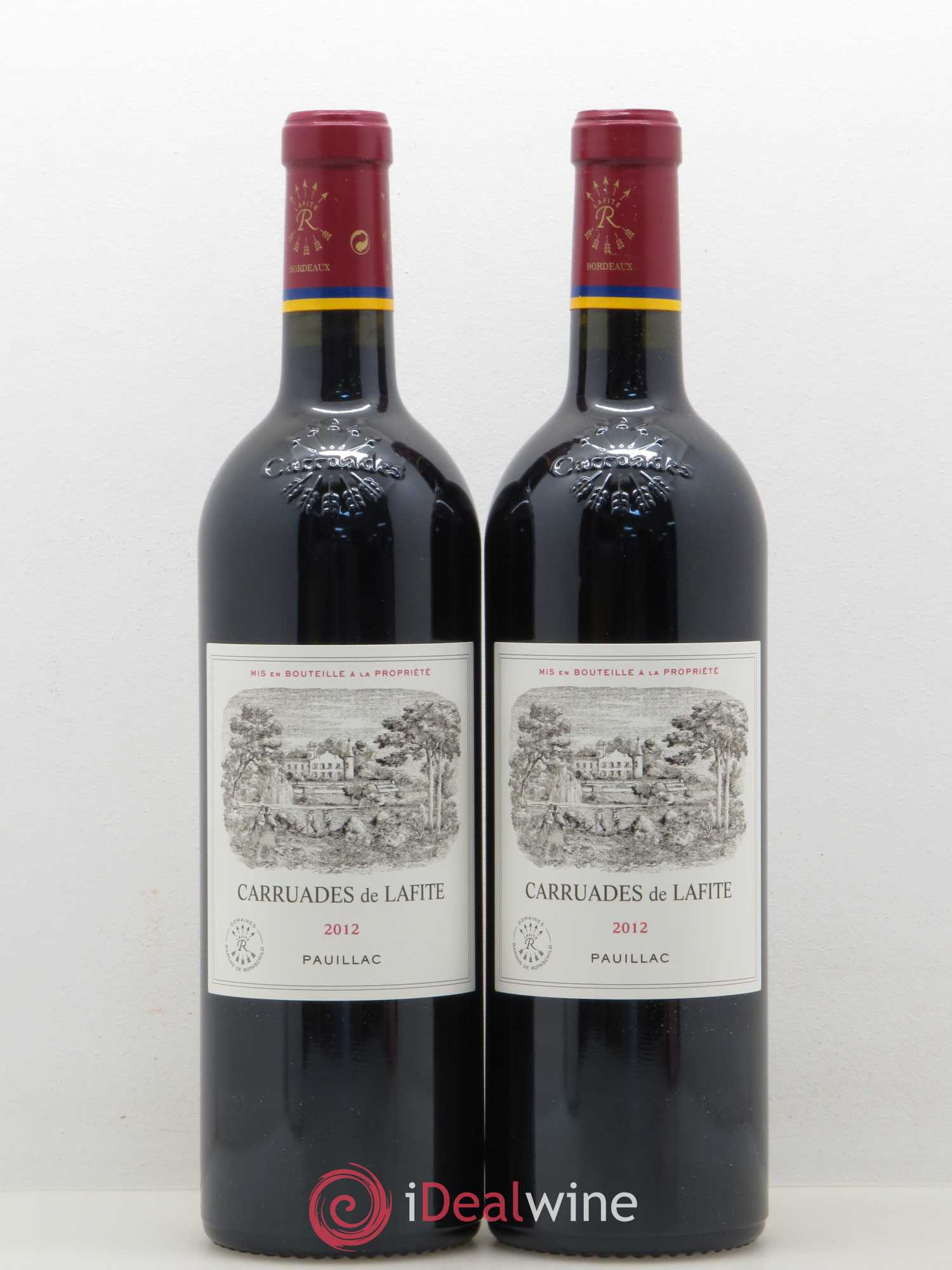 Carruades de Lafite Rothschild Second Vin 2012 - Lot de 2 bouteilles - 0
