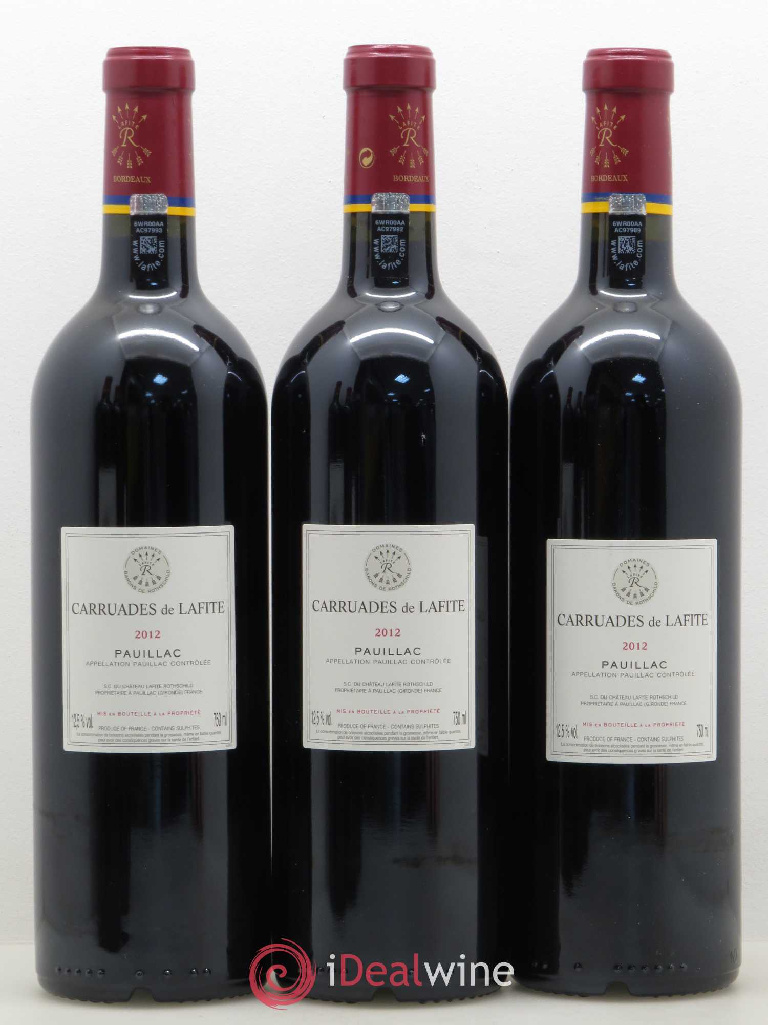 Carruades de Lafite Rothschild Second Vin 2012 - Lot de 6 bouteilles - 4