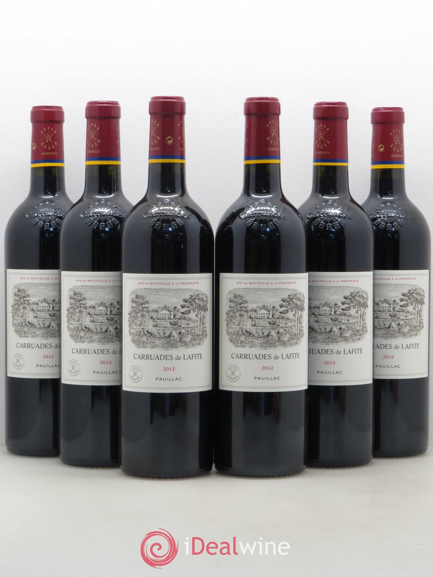 Carruades de Lafite Rothschild Second Vin 2012 - Lot de 6 bouteilles - 0