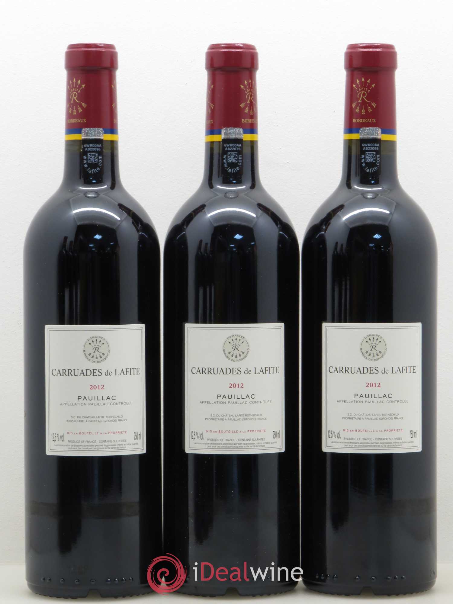 Carruades de Lafite Rothschild Second Vin 2012 - Lot de 12 bouteilles - 4