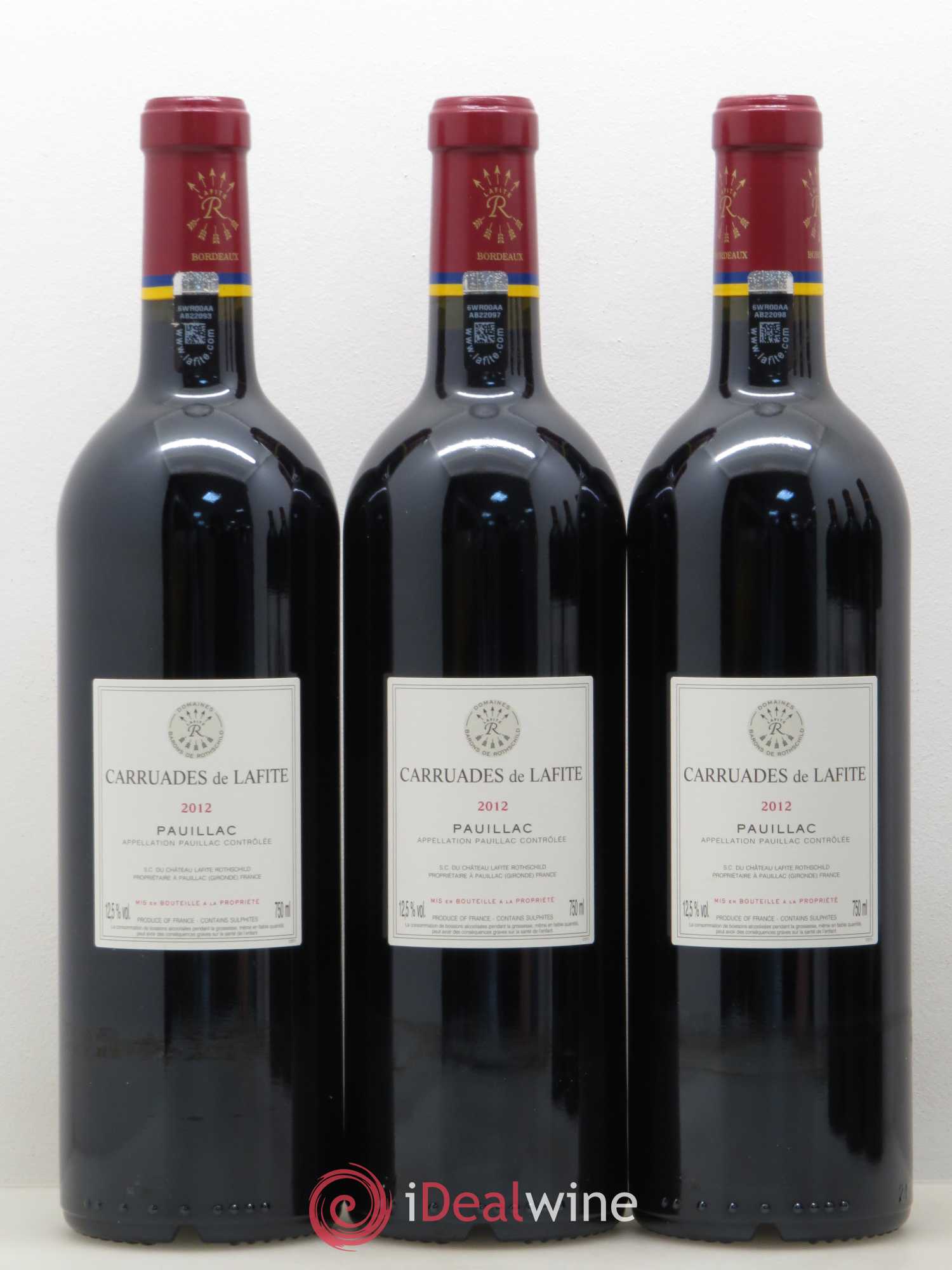 Carruades de Lafite Rothschild Second Vin 2012 - Lot de 12 bouteilles - 6