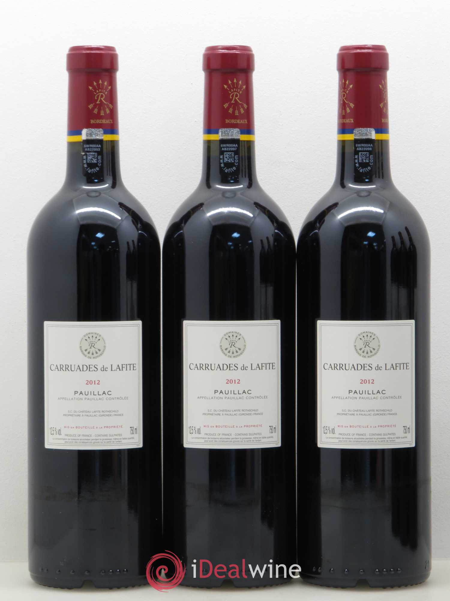 Carruades de Lafite Rothschild Second Vin 2012 - Lot de 12 bouteilles - 8