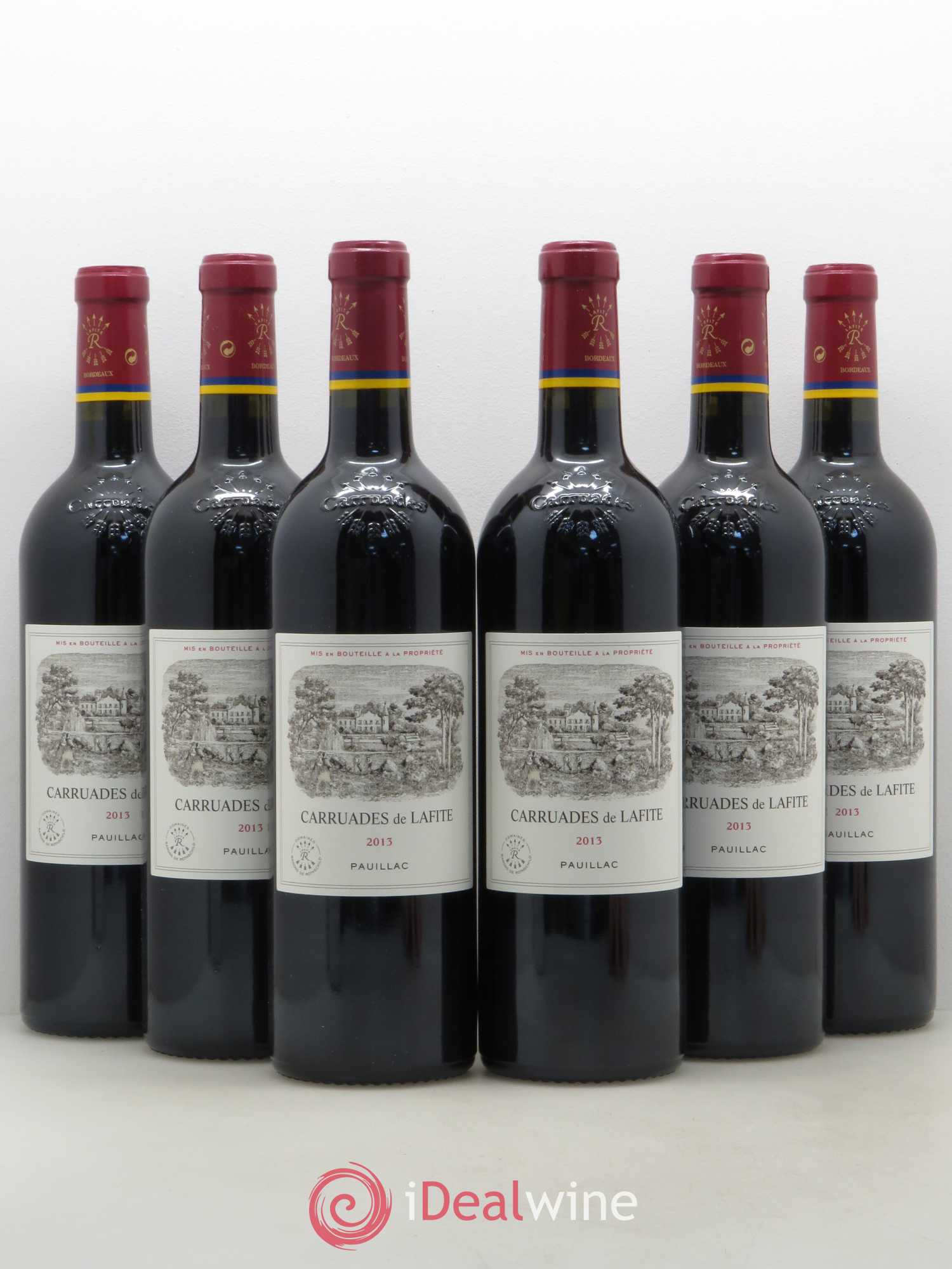 Carruades de Lafite Rothschild Second Vin 2013 - Lot de 6 bouteilles - 0