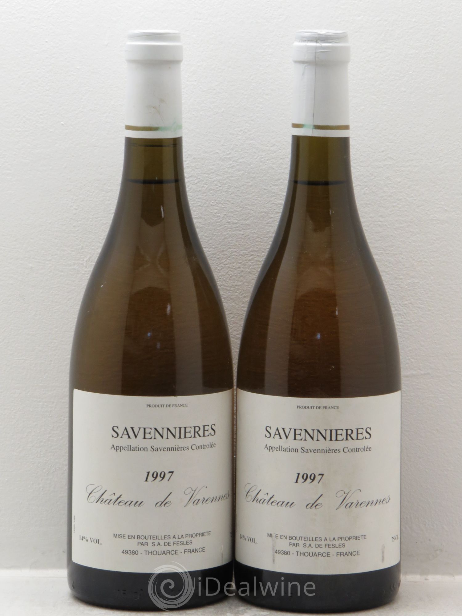 Savennières Château de Varennes 1997 - Lot de 2 bouteilles - 0